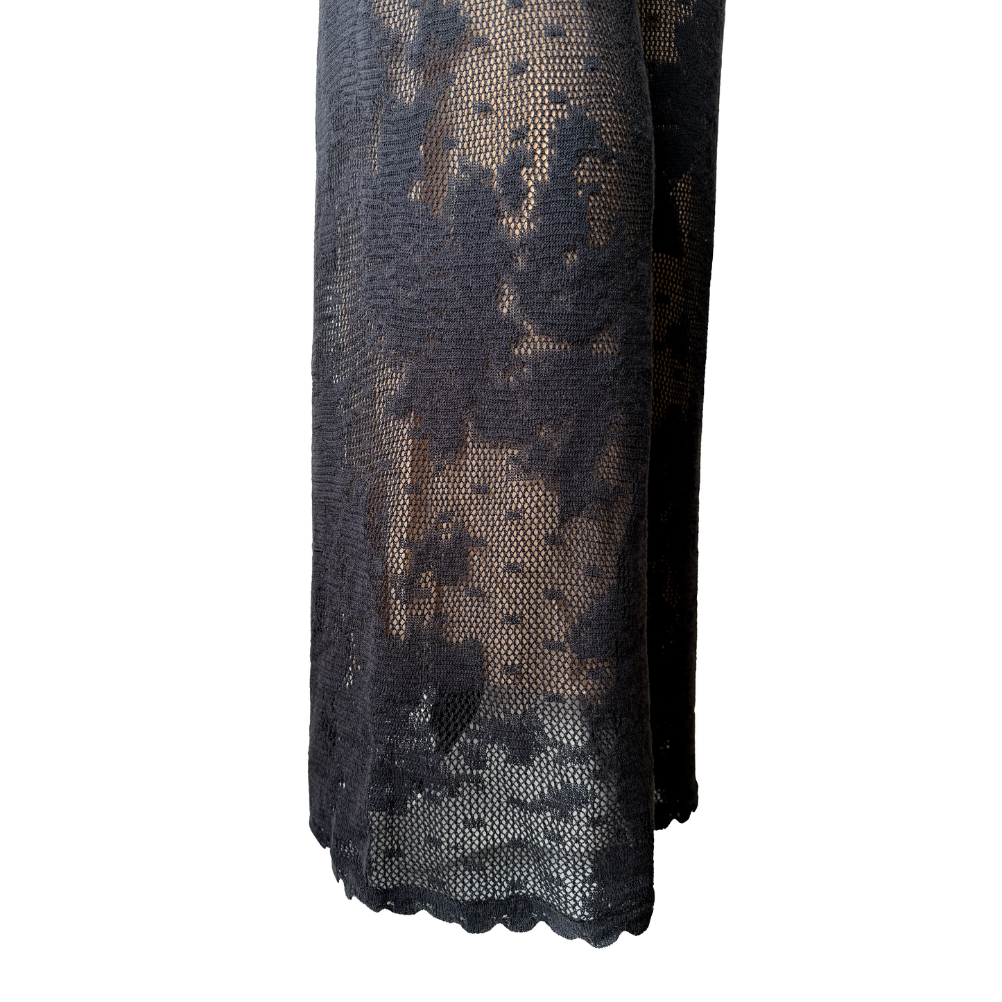 John Galliano SS 1997 Sheer Lace Knit High Waist Pants