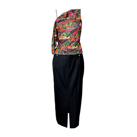 John Galliano SS 2002 Top & Skirt Set