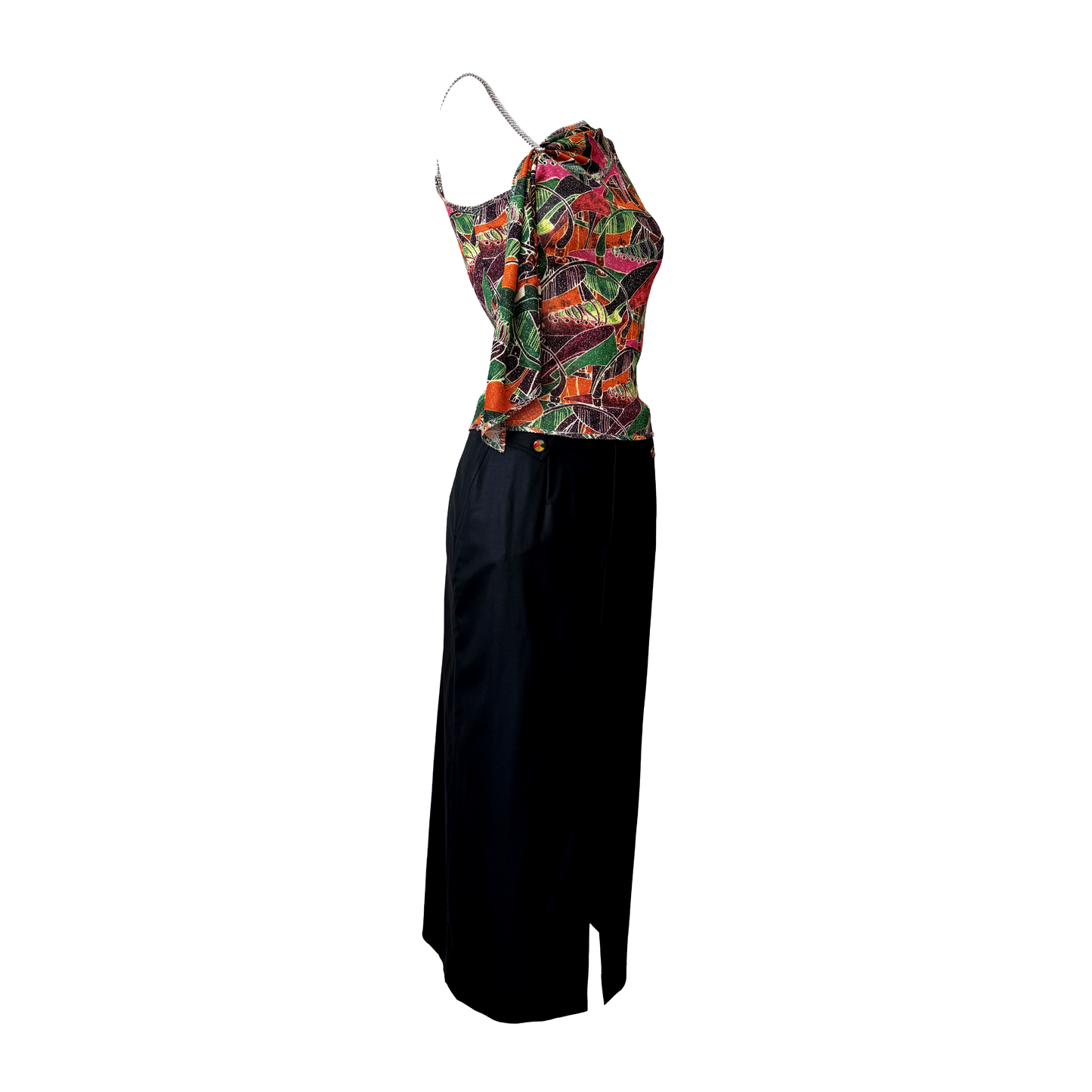 John Galliano SS 2002 Top & Skirt Set