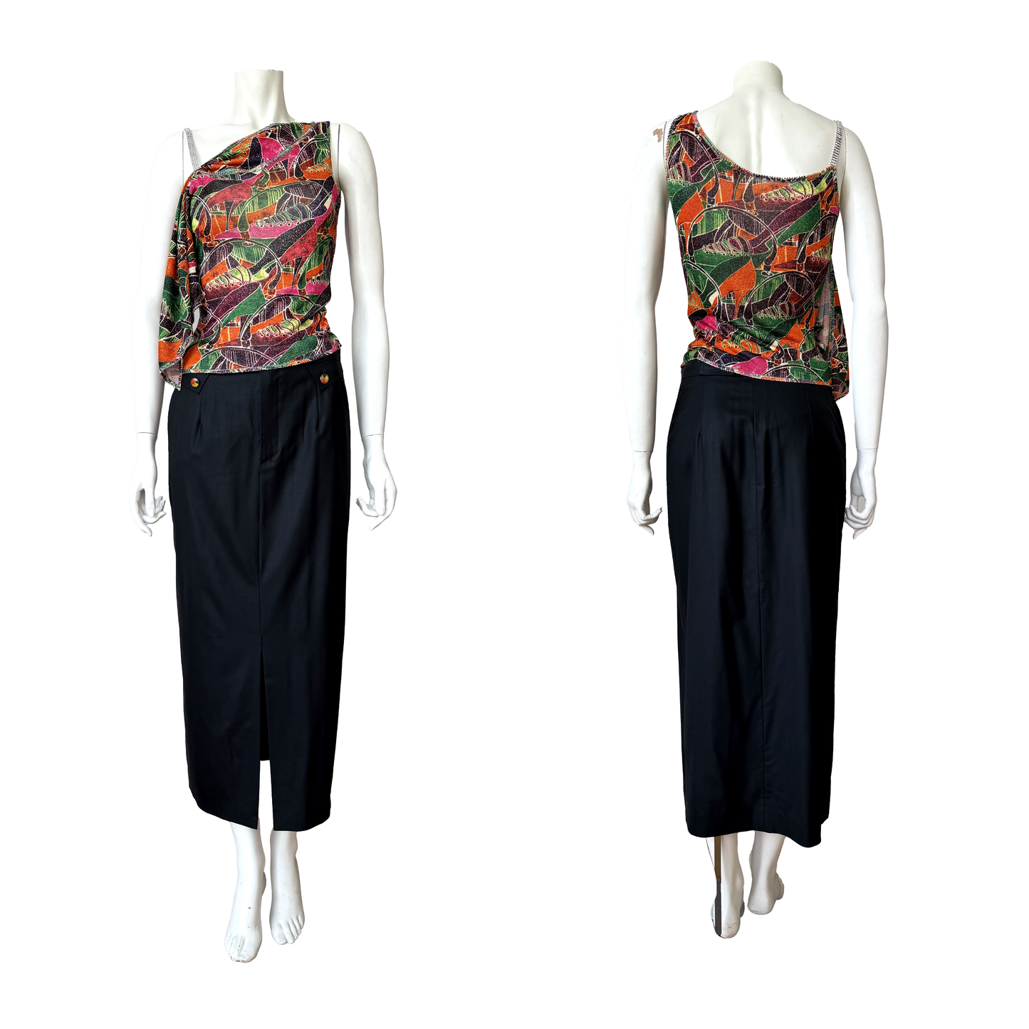 John Galliano SS 2002 Top & Skirt Set