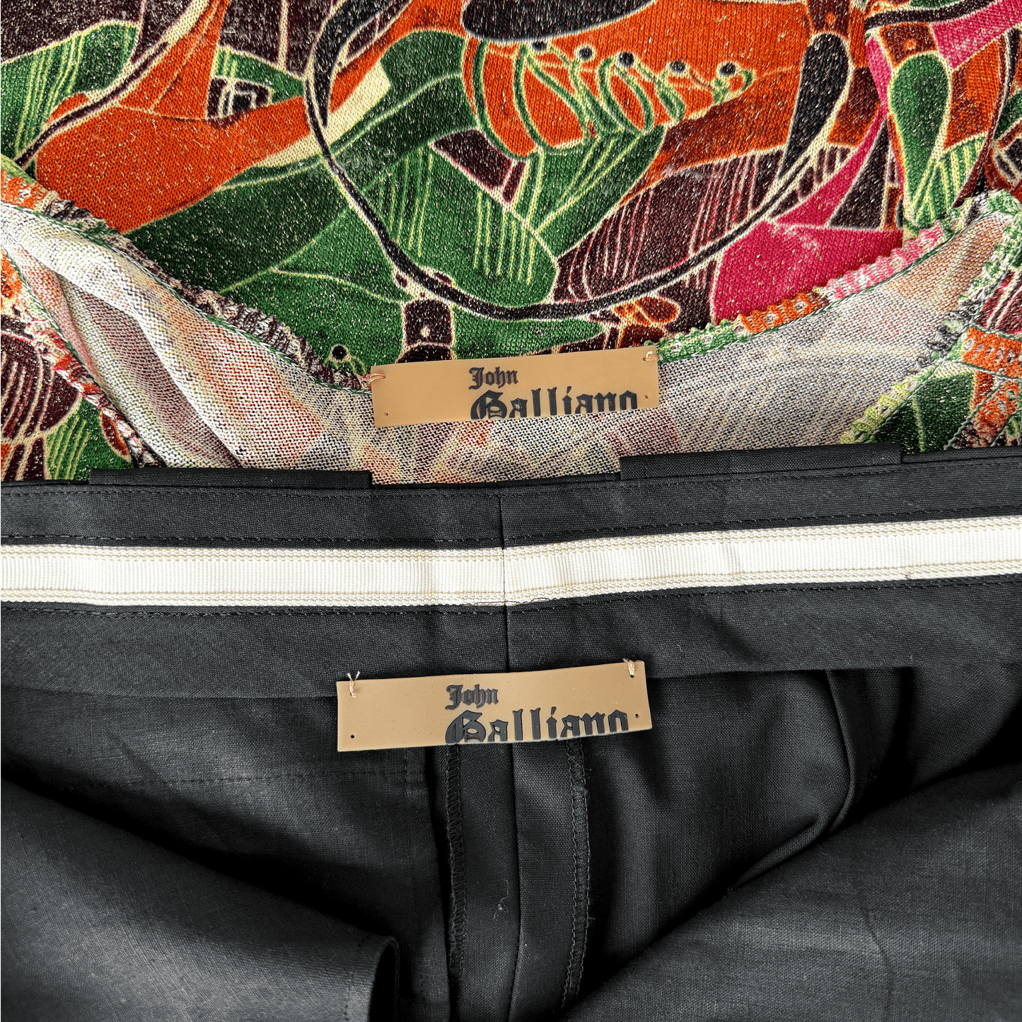 John Galliano SS 2002 Top & Skirt Set