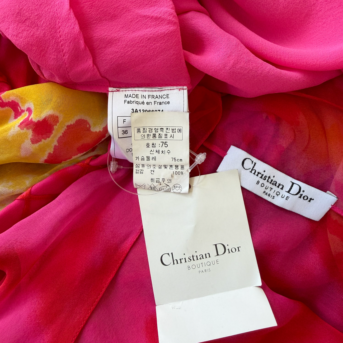 Christian Dior by John Galliano AW 2003 Silk Dress