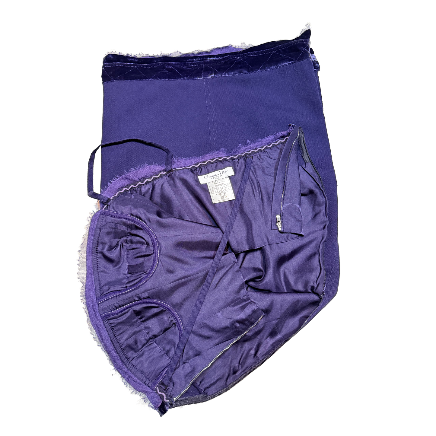 Christian Dior by John Galliano AW 2005 Purple Dress