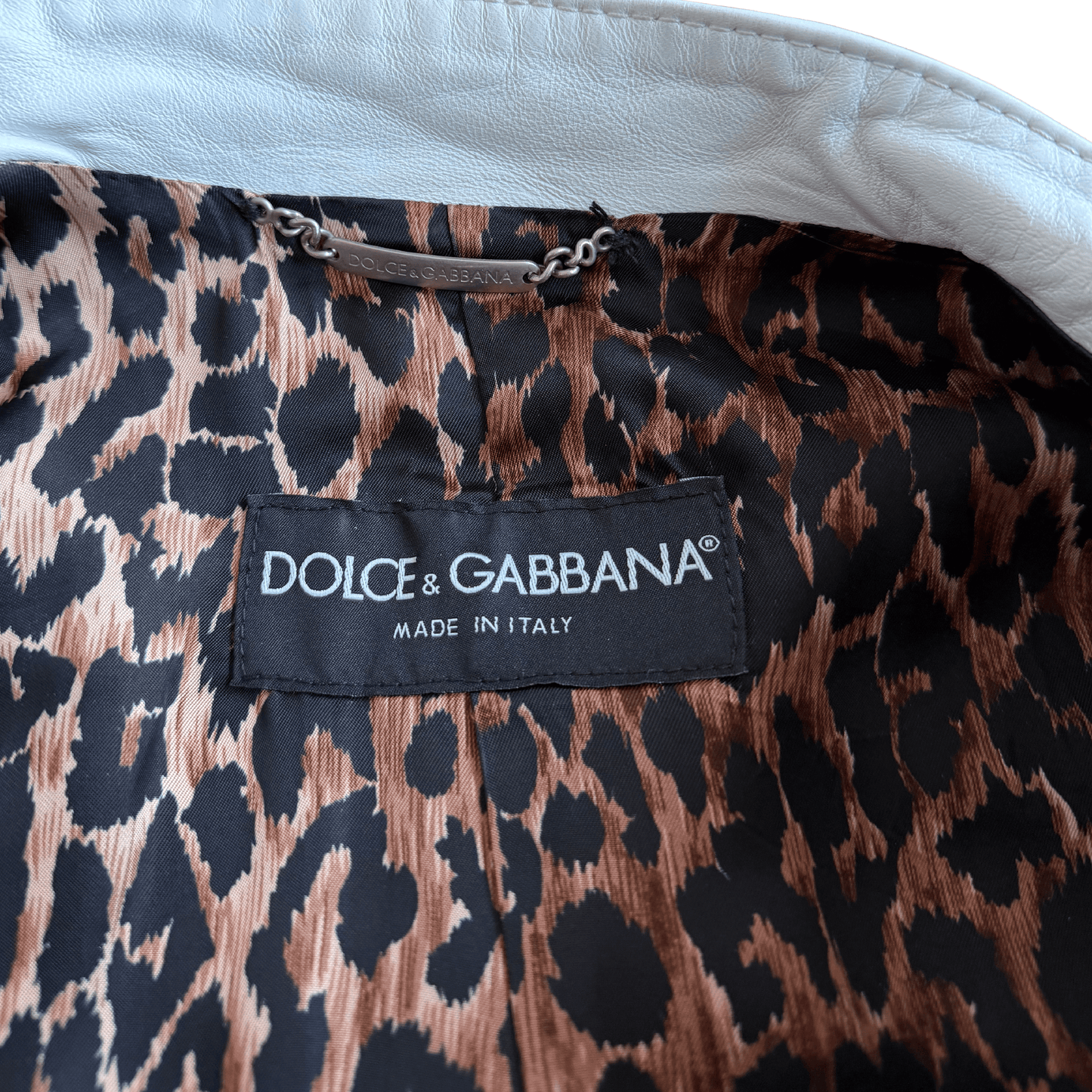 Dolce & Gabbana SS 2001 Leather Jacket