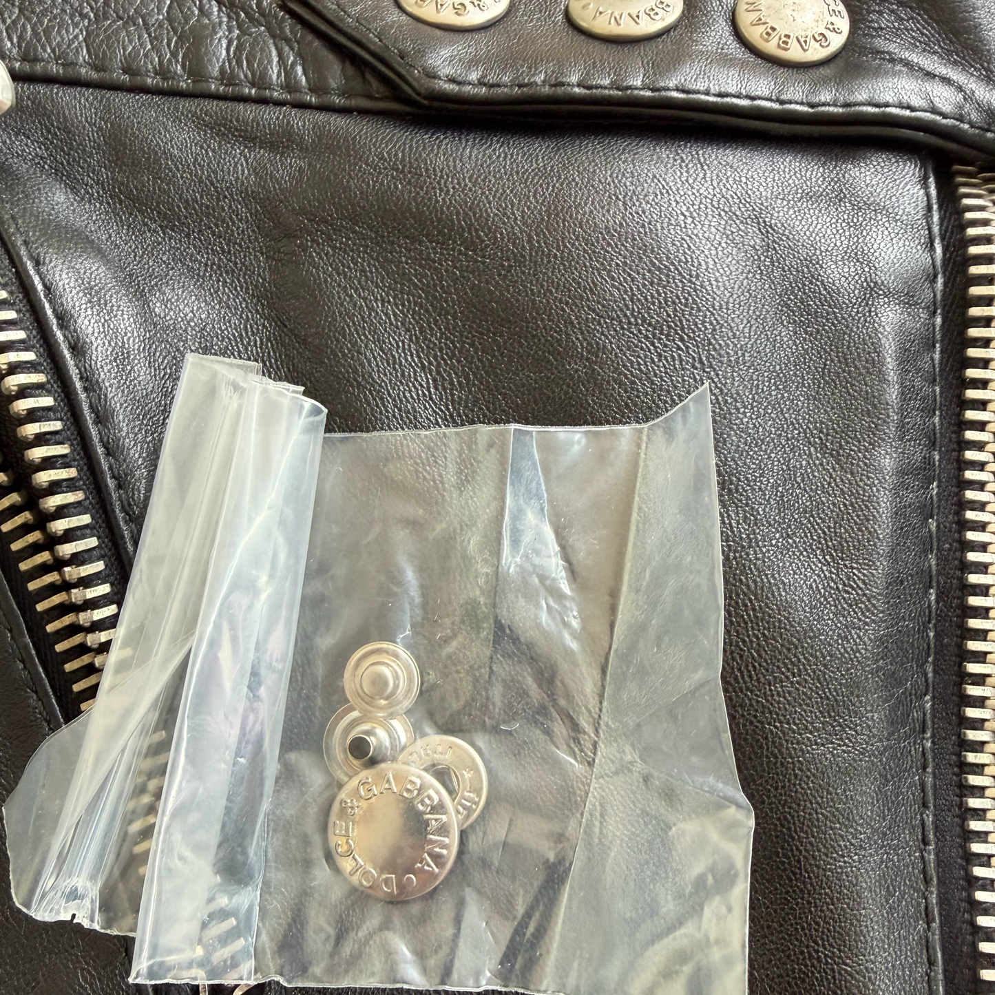 Dolce & Gabbana SS 2001 Leather Jacket