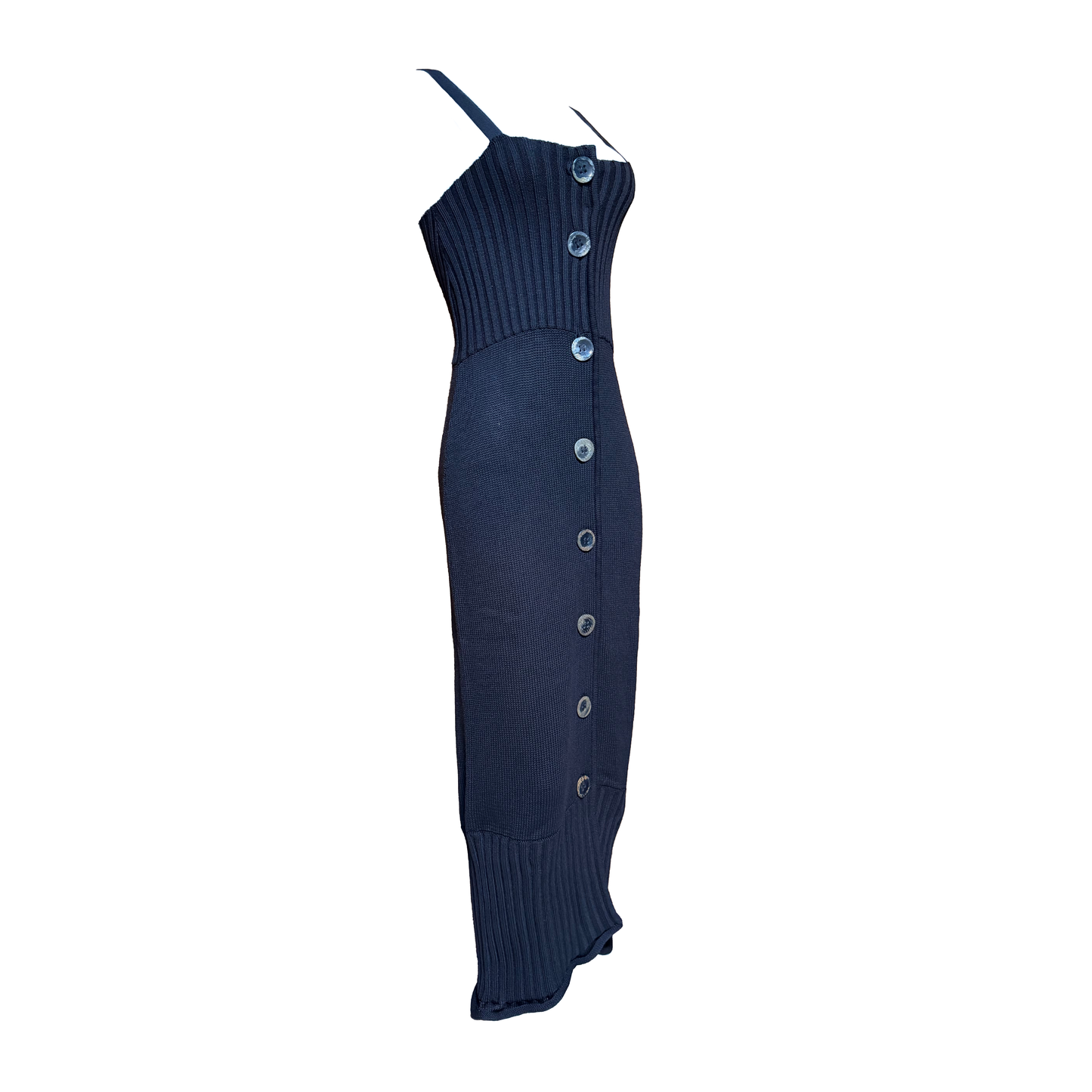 Christian Dior by John Galliano AW 1999 Dark Brown Knitted Dress