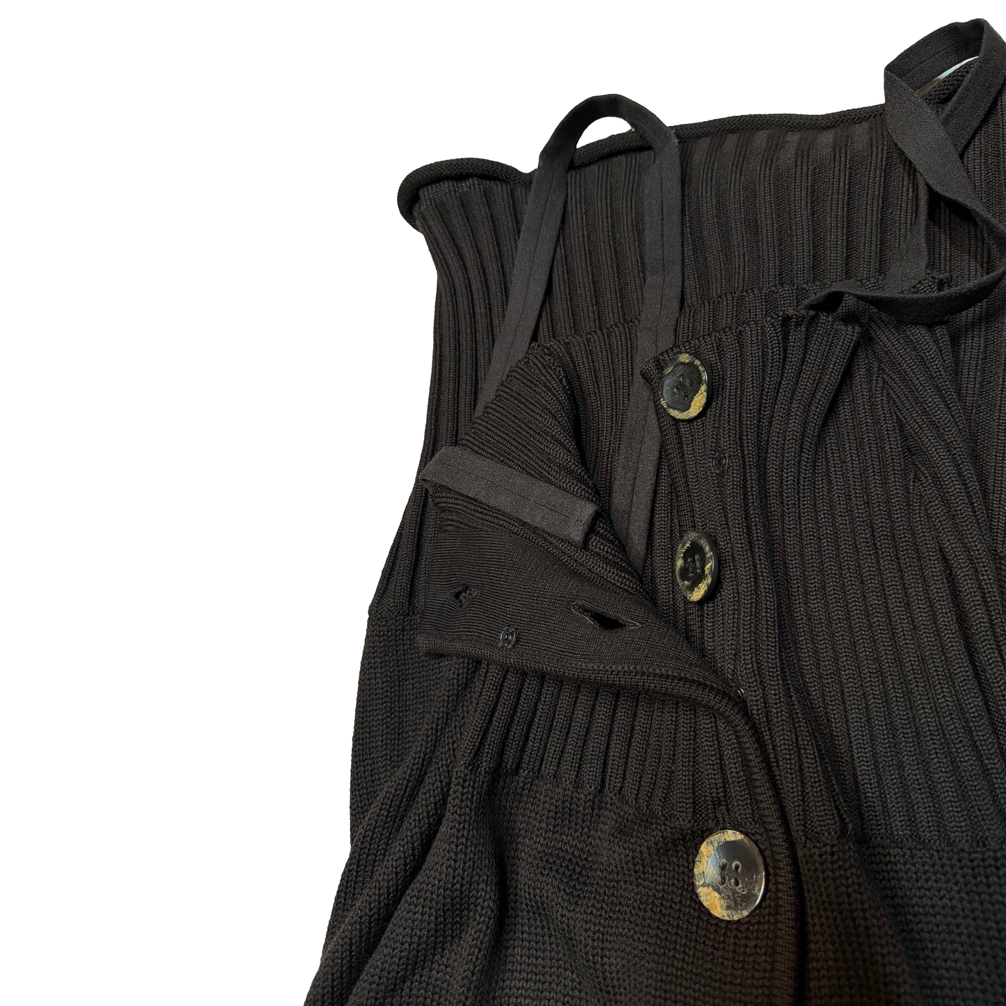 Christian Dior by John Galliano AW 1999 Dark Brown Knitted Dress