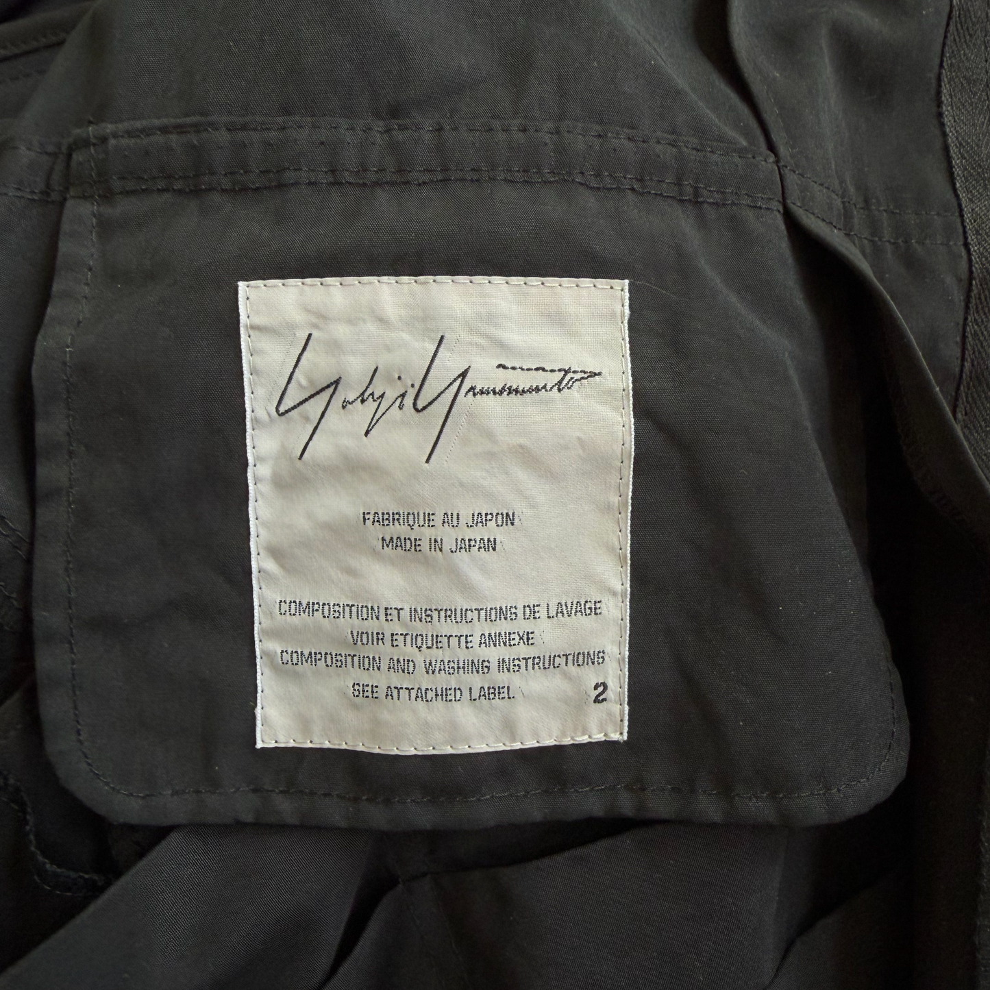 Yohji Yamamoto AW 2017 Coat