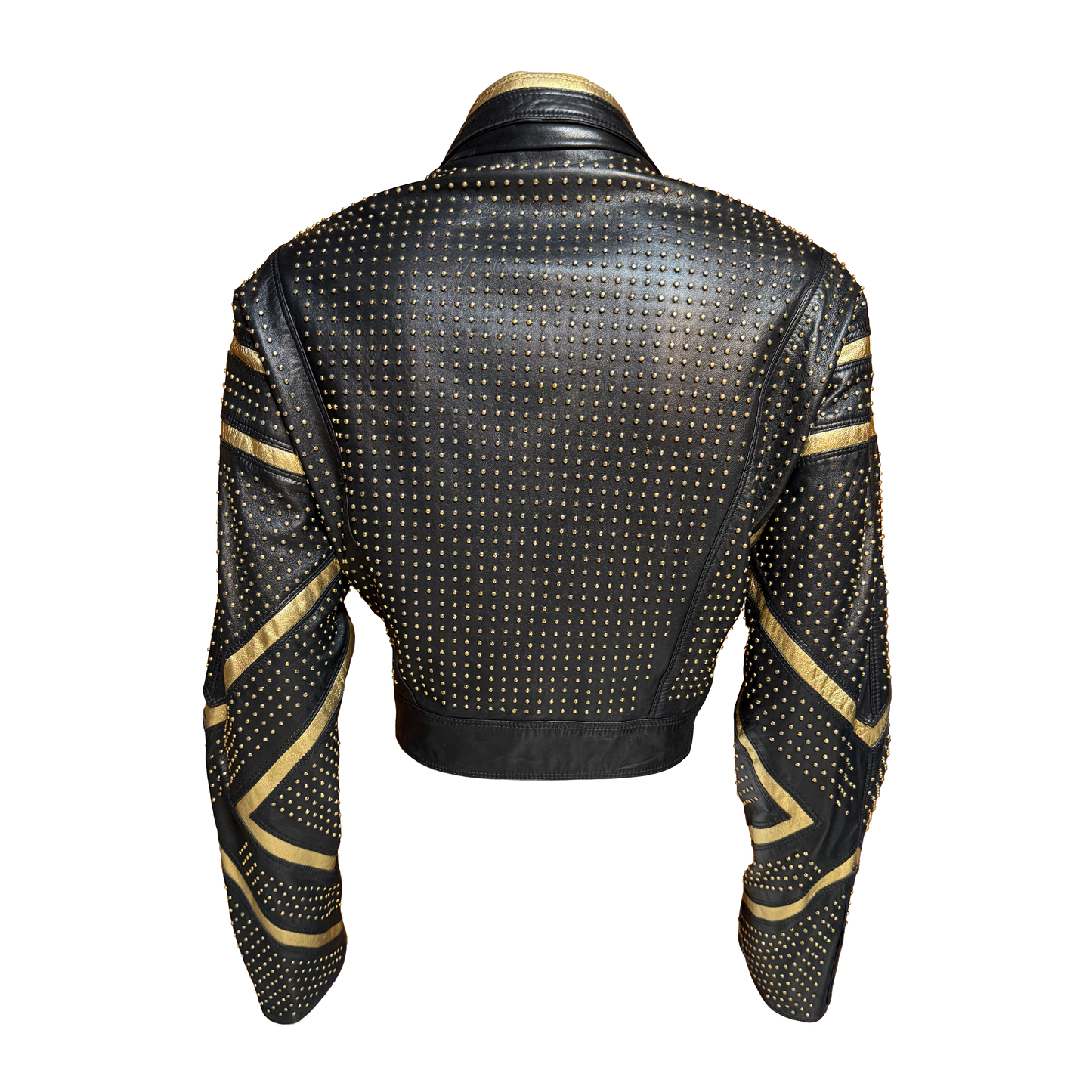 Gianni Versace SS 1992 Studded Leather Jacket