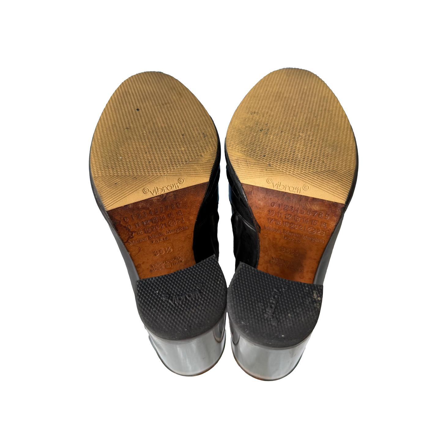 Maison Martin Margiela 2010s Plexiglass Heel Boots