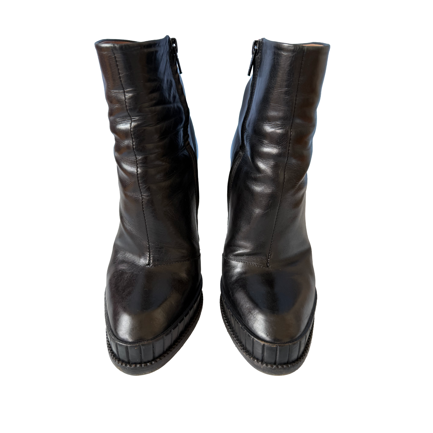 Maison Martin Margiela 2010s Plexiglass Heel Boots