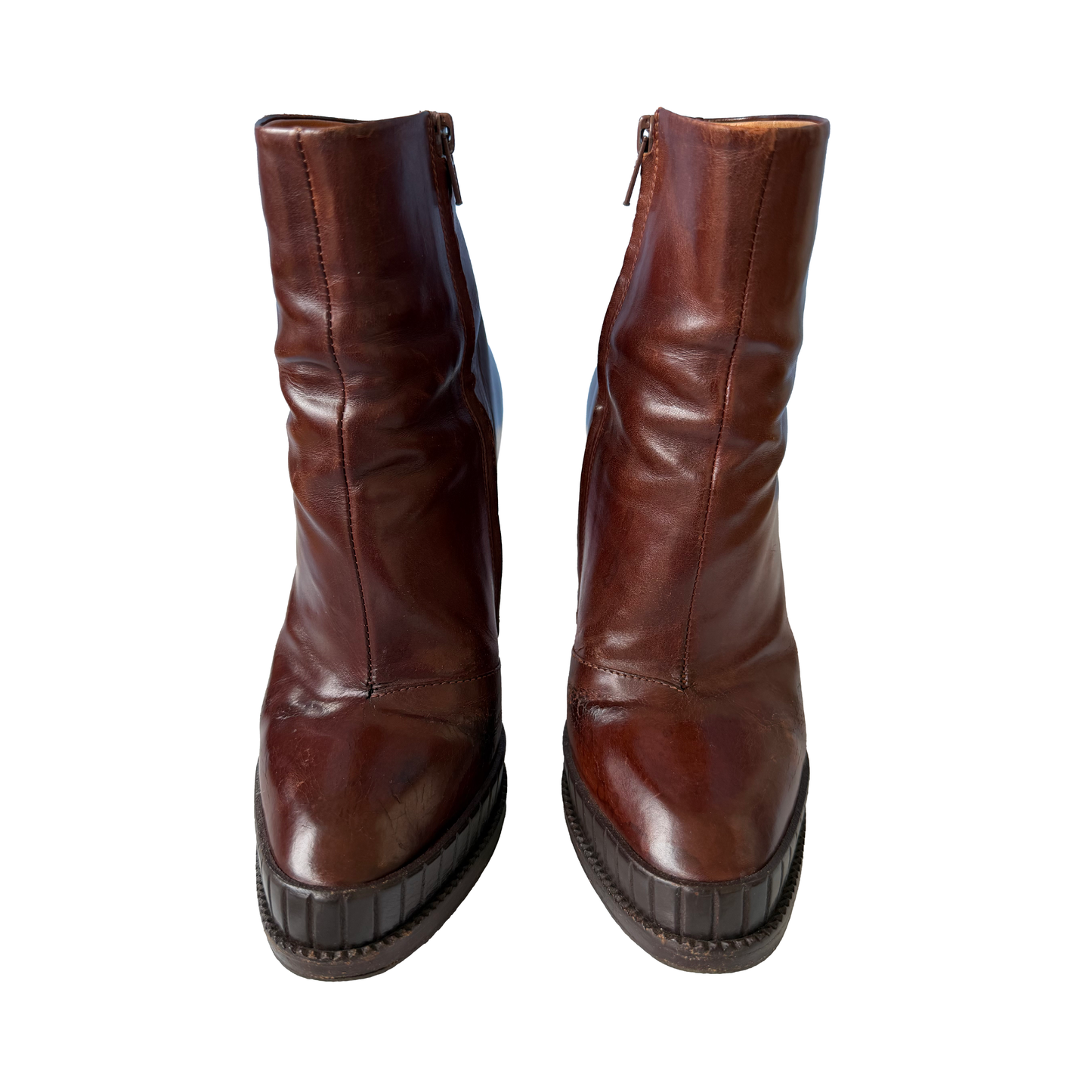 Maison Martin Margiela 2010s Plexiglass Heel Boots