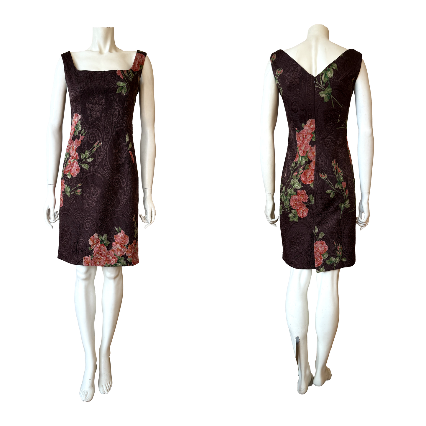 Dolce & Gabbana AW 1996 Floral Brocade Dress