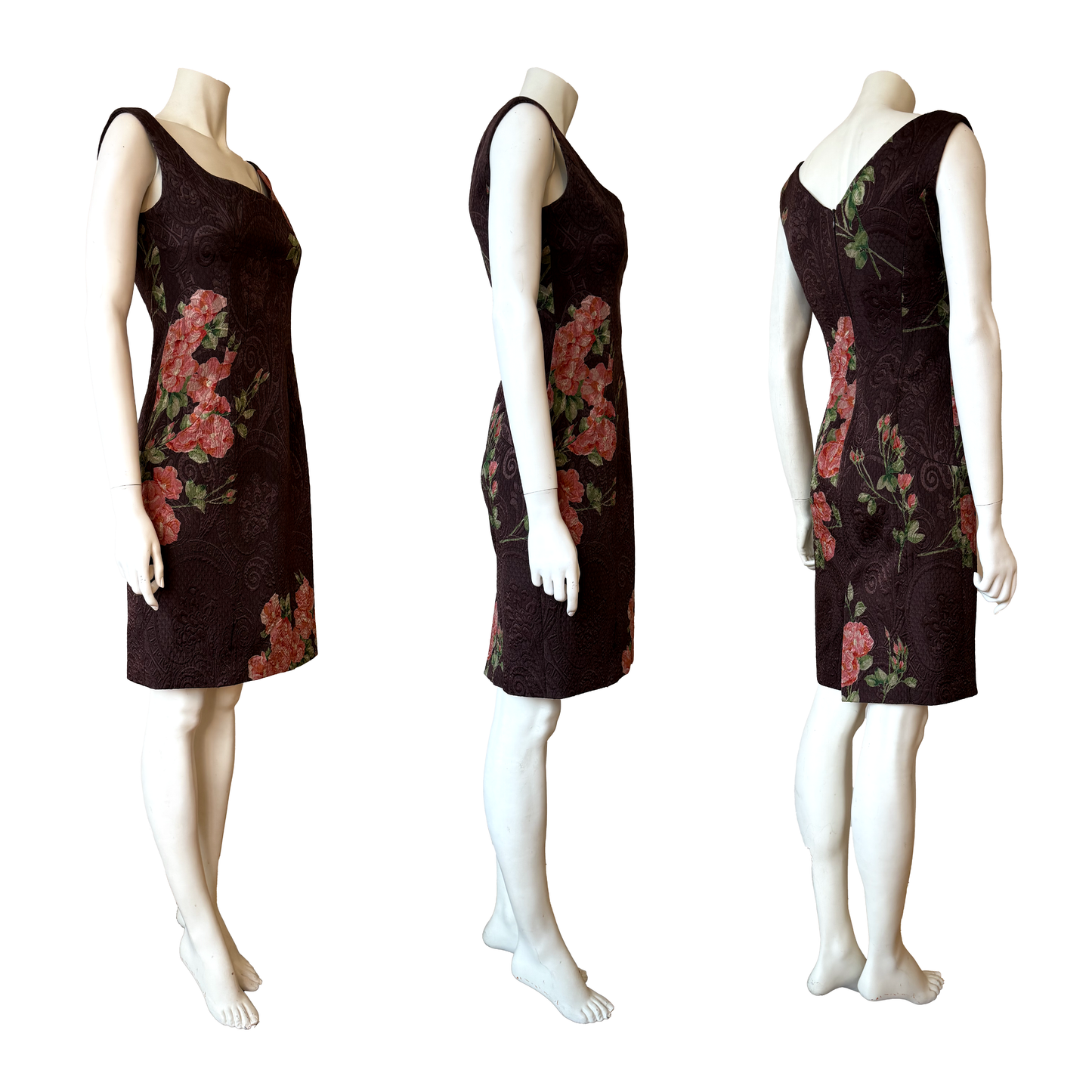 Dolce & Gabbana AW 1996 Floral Brocade Dress