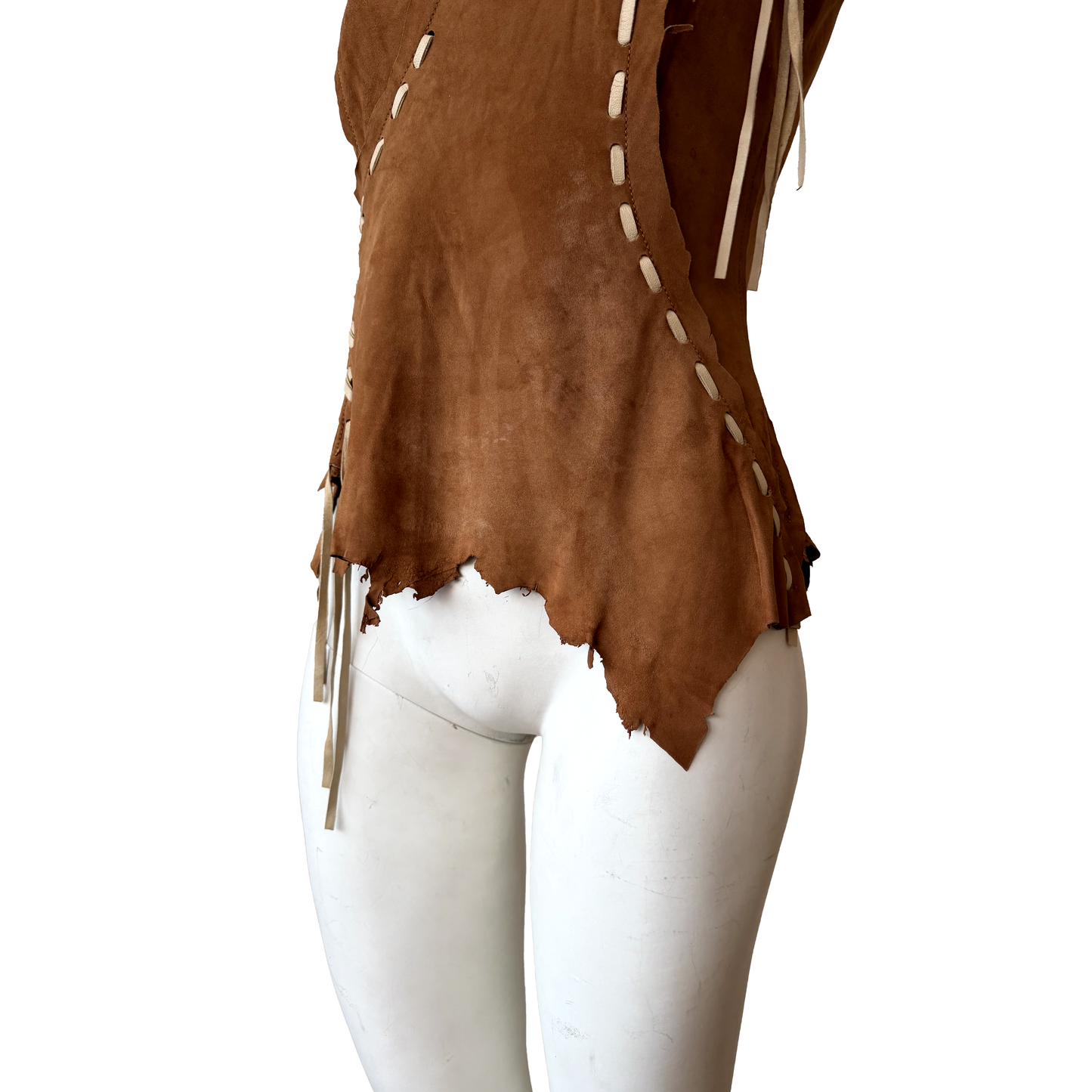 Dolce & Gabbana SS 2001 Suede Top