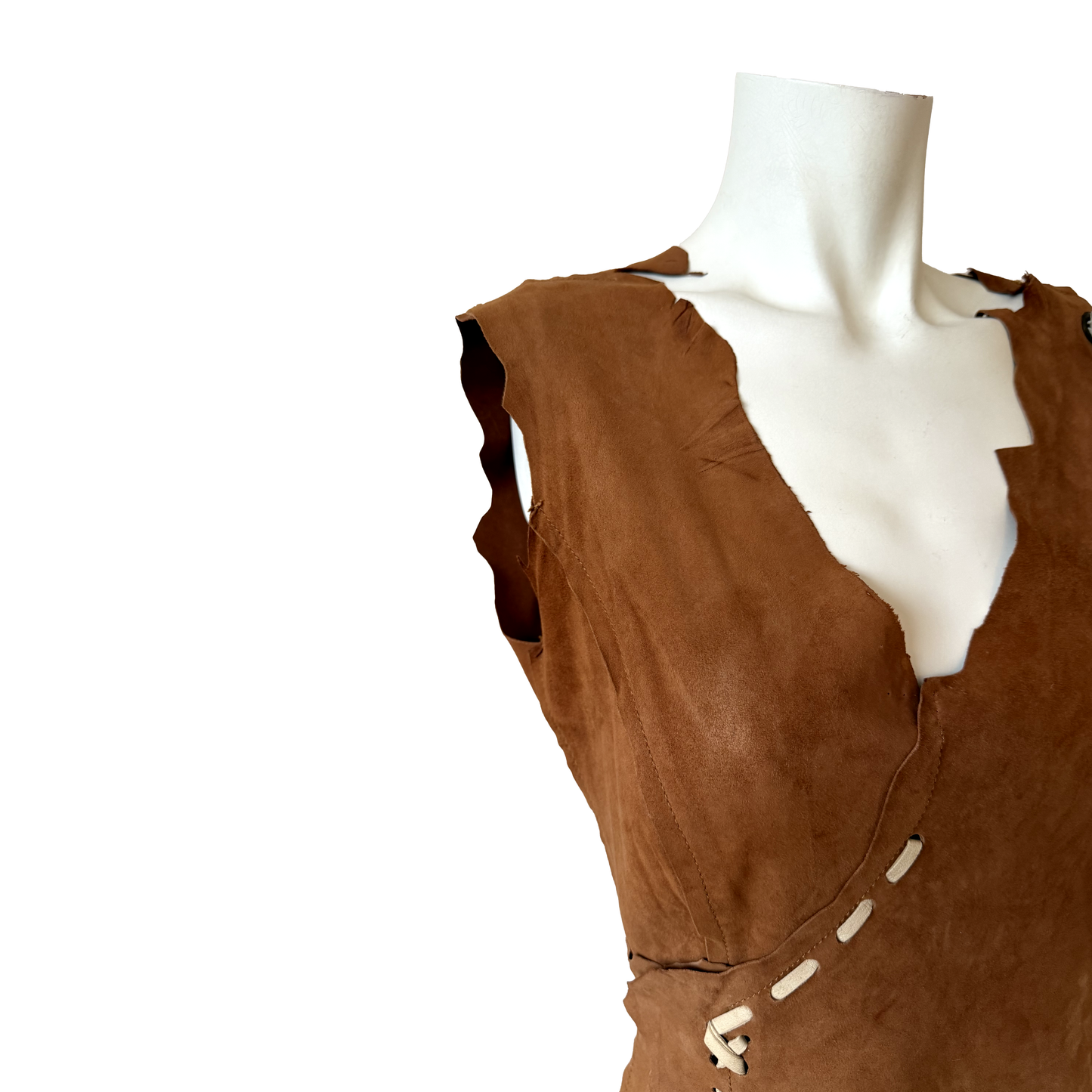 Dolce & Gabbana SS 2001 Suede Top