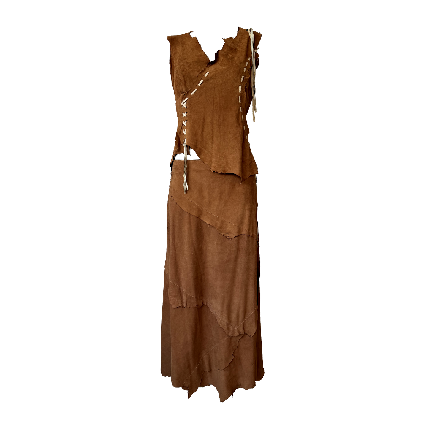 Dolce & Gabbana SS 2001 Suede Ensemble