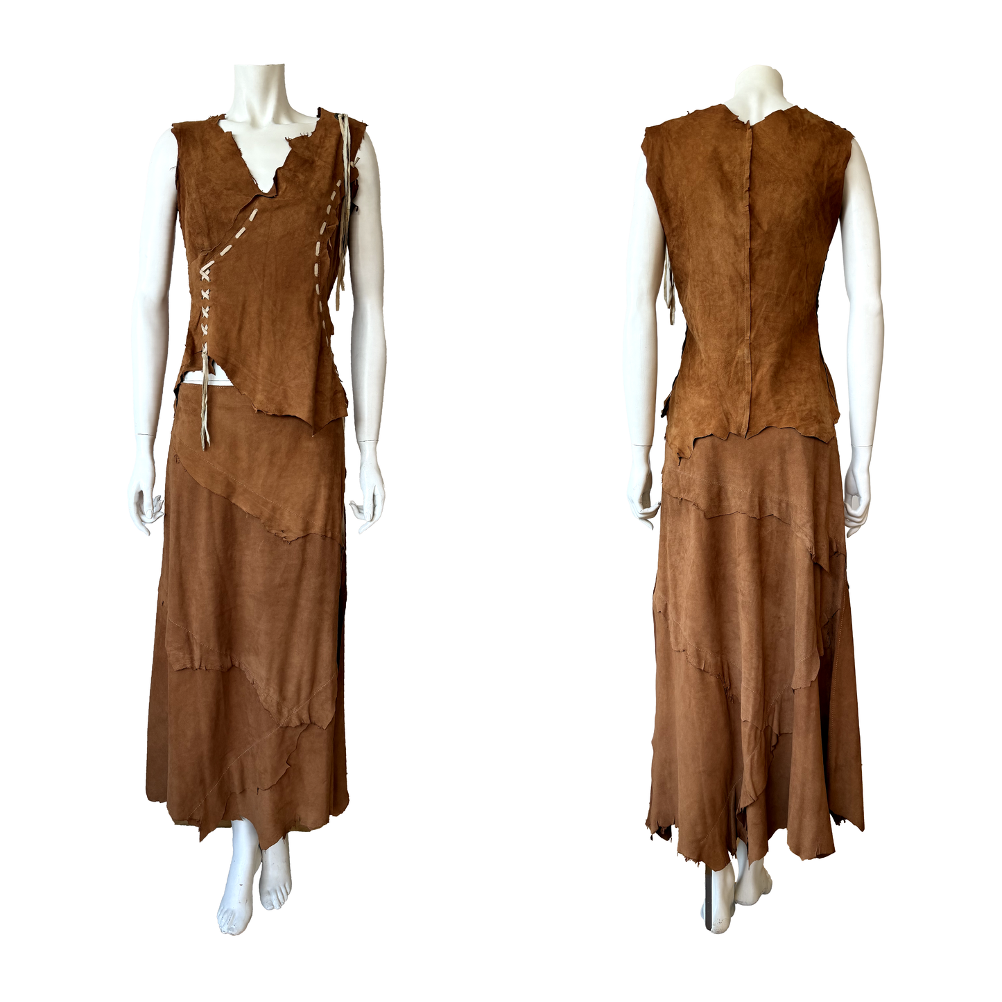 Dolce & Gabbana SS 2001 Suede Ensemble
