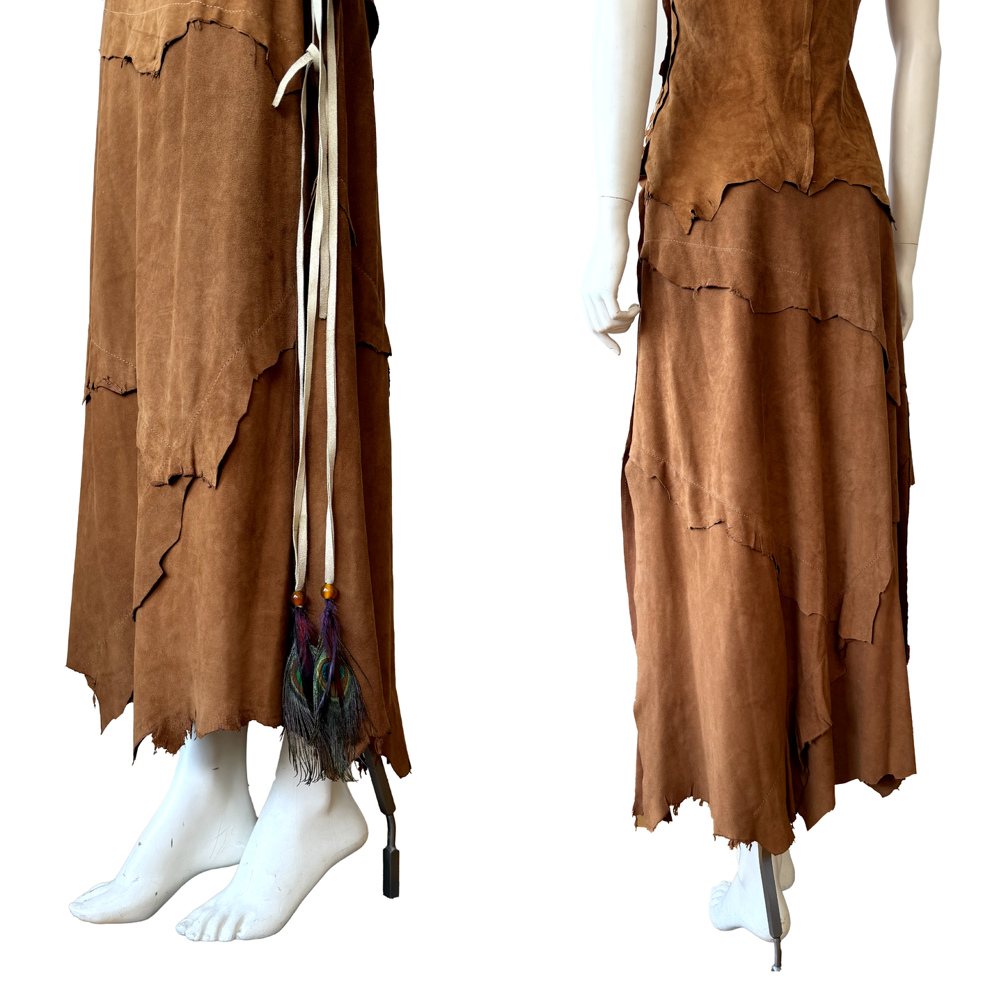 Dolce & Gabbana SS 2001 Suede Ensemble