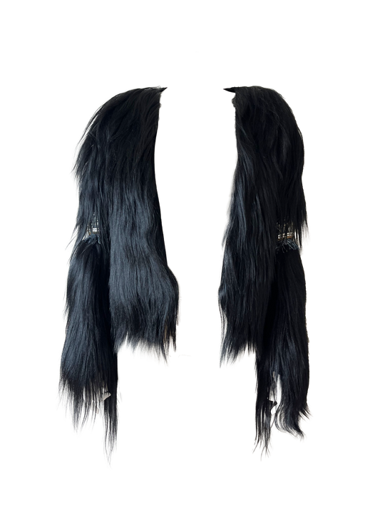 Balmain AW 2011 Goat Fur Jacket by Christophe Decarnin