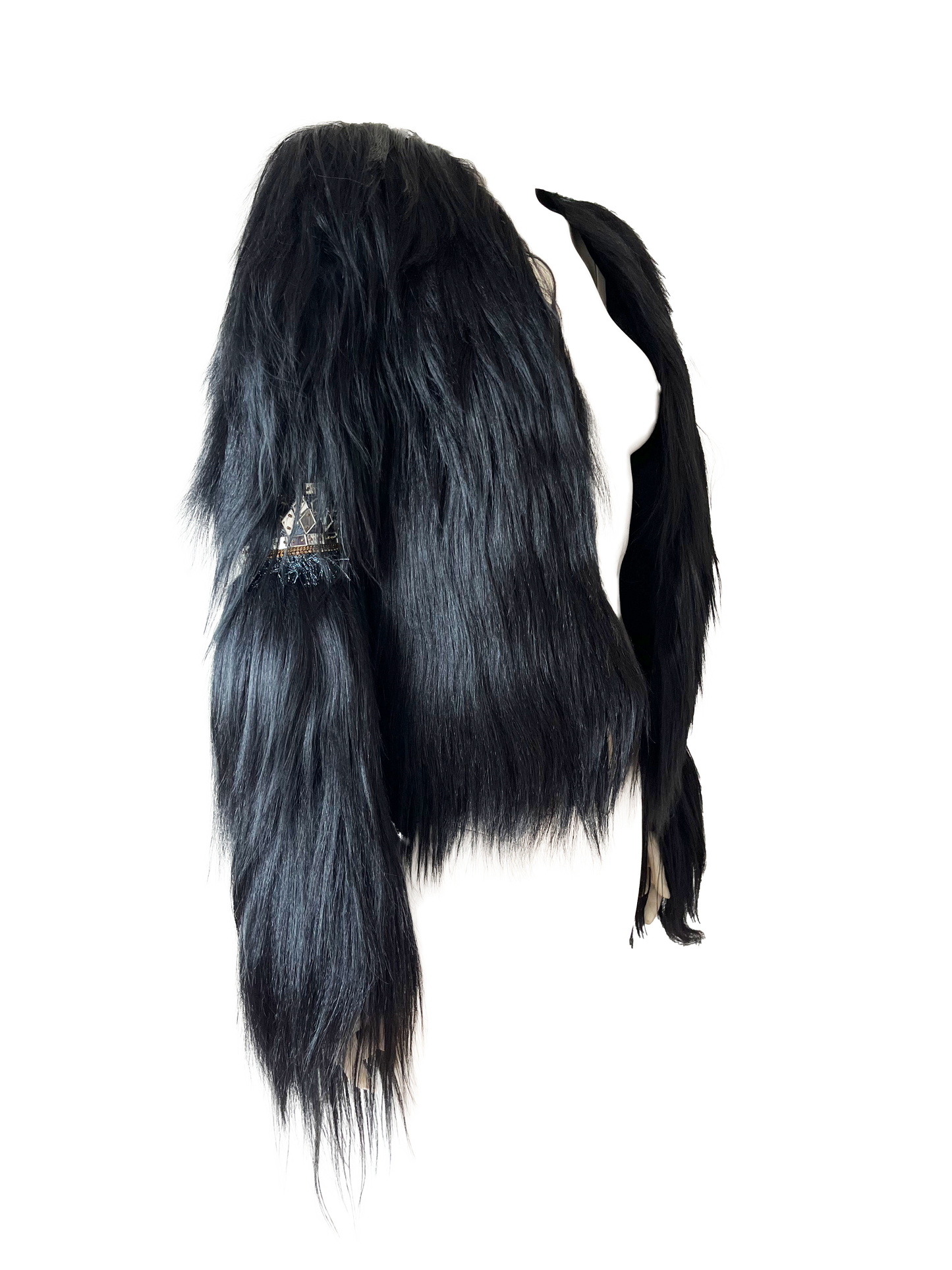 Balmain AW 2011 Goat Fur Jacket by Christophe Decarnin