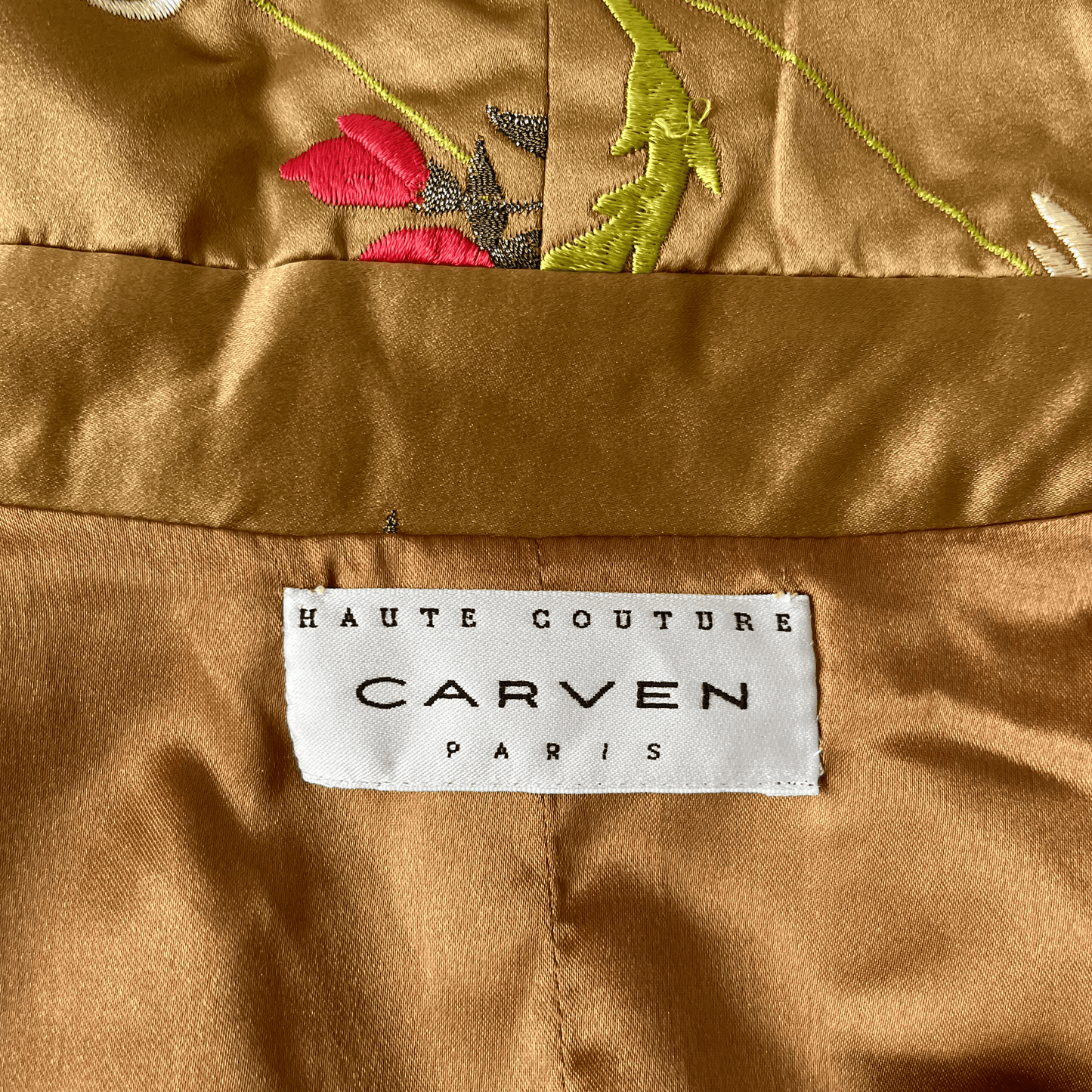 Carven SS 2001 Haute Couture Embroidered Jacket by Edward Achour