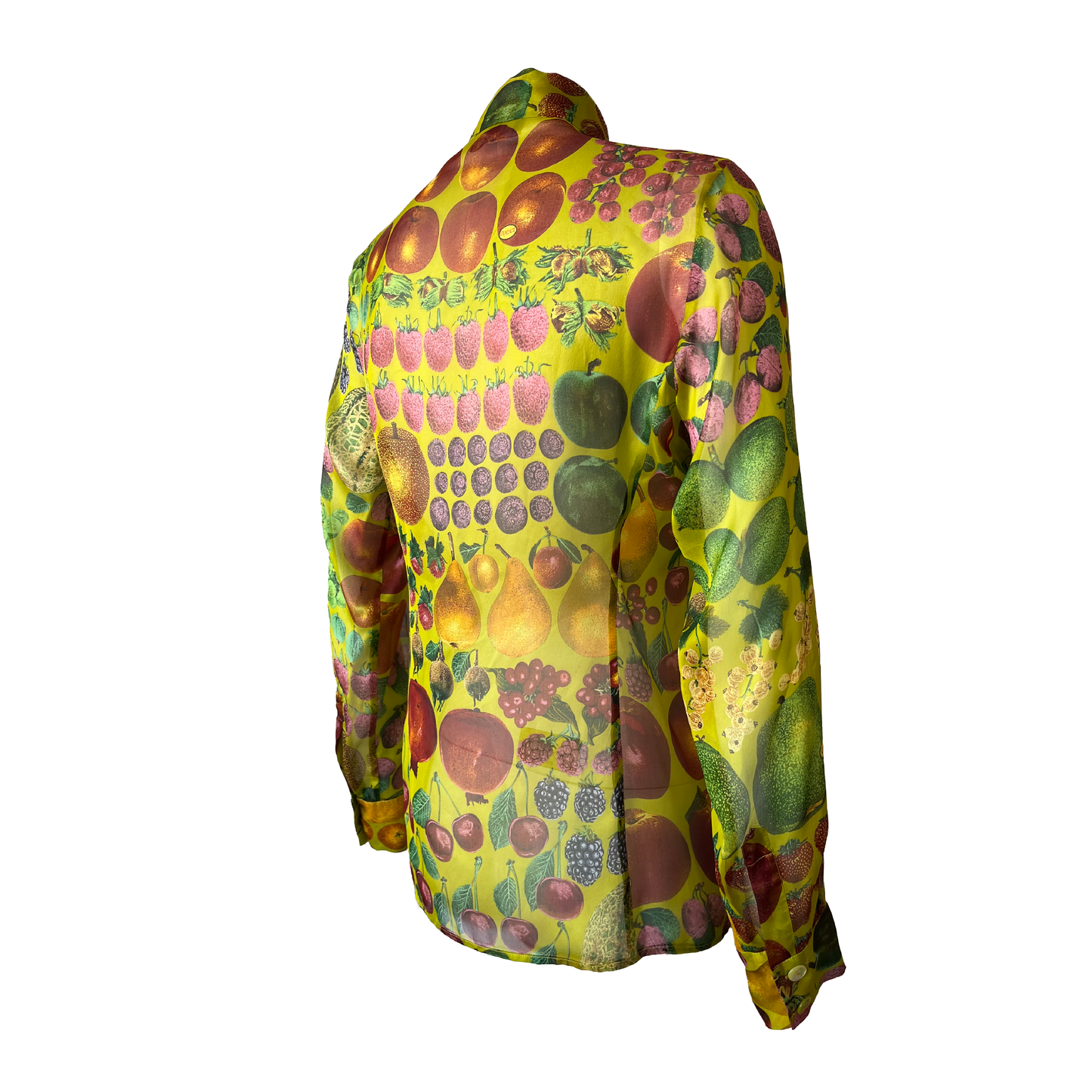 Gucci by Tom Ford SS 1996 Fruit Printed Silk Shirt