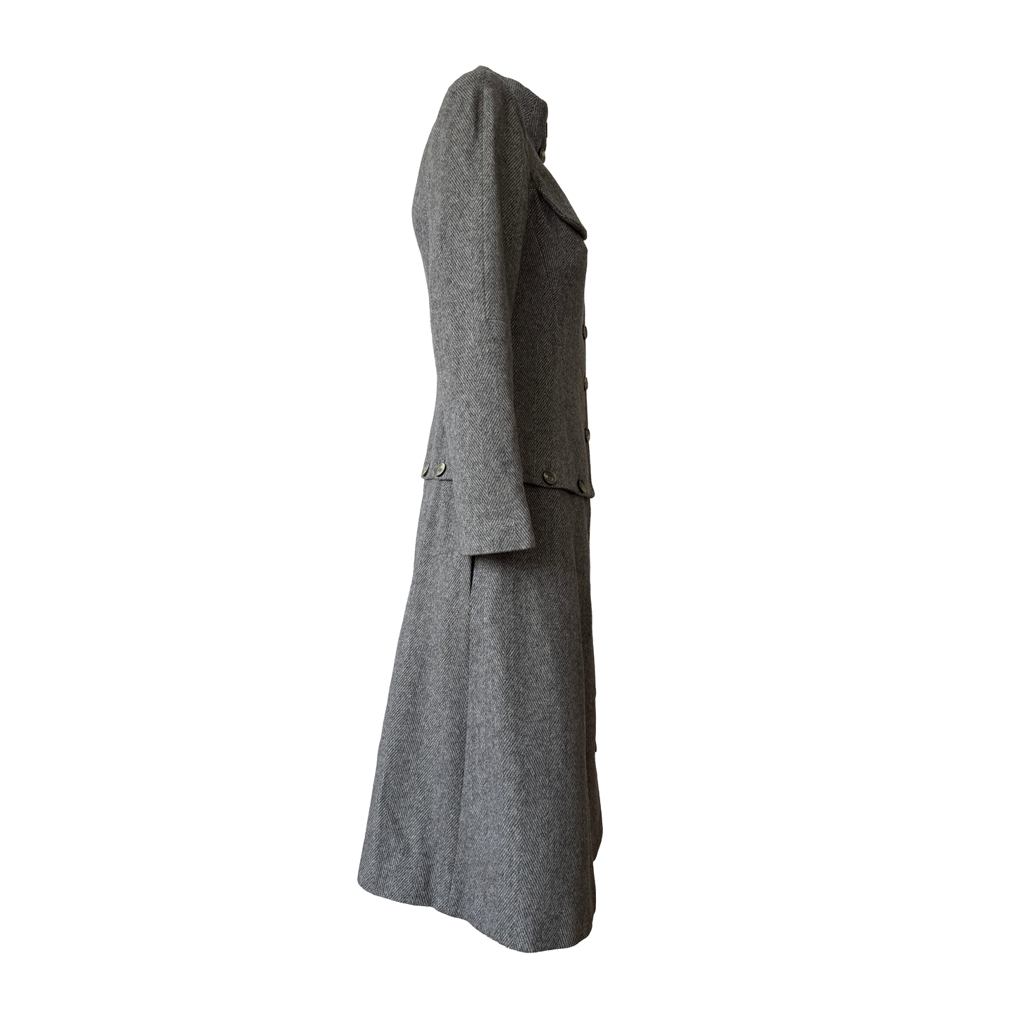 Alexander McQueen Cashmere Convertible Coat