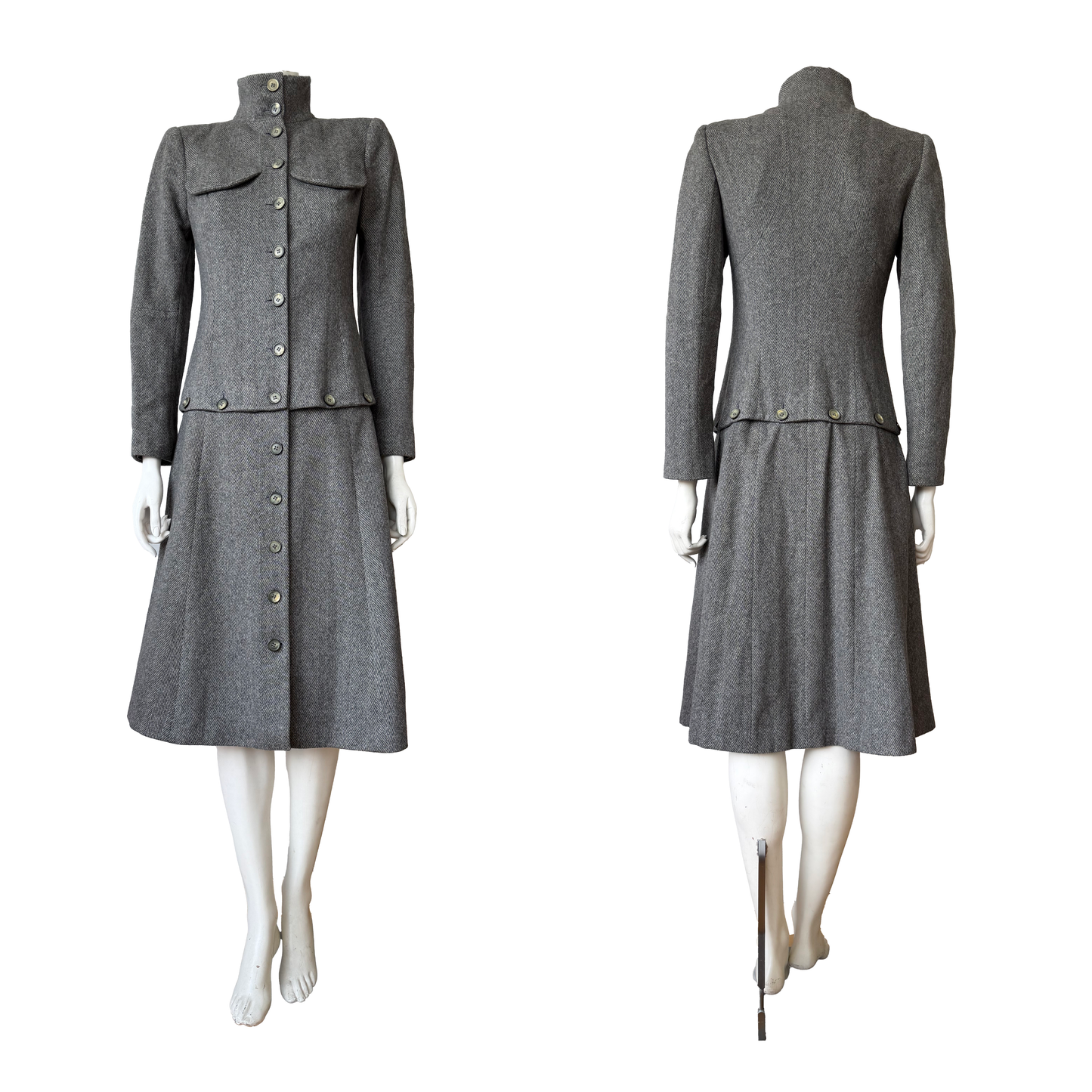 Alexander McQueen Cashmere Convertible Coat