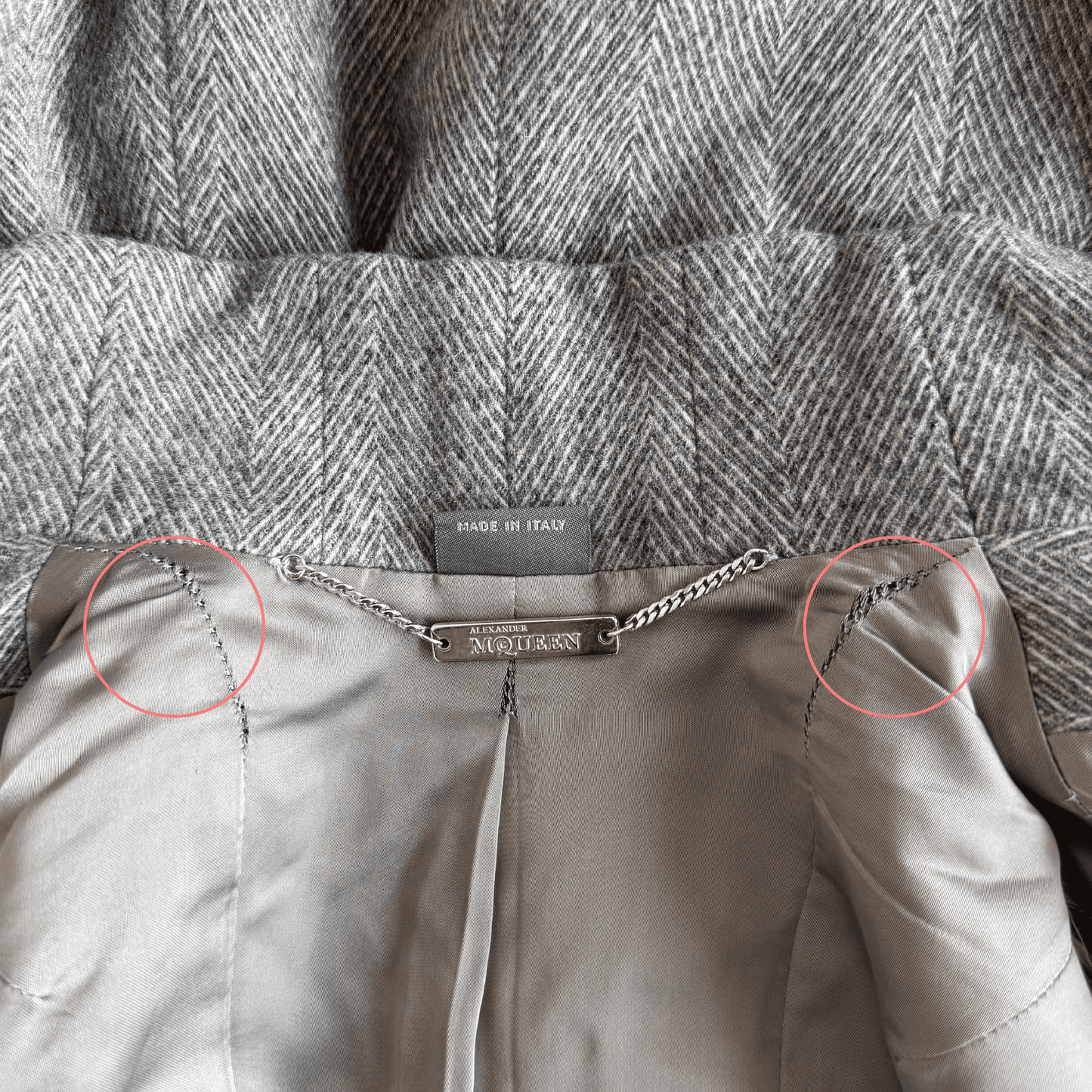 Alexander McQueen Cashmere Convertible Coat