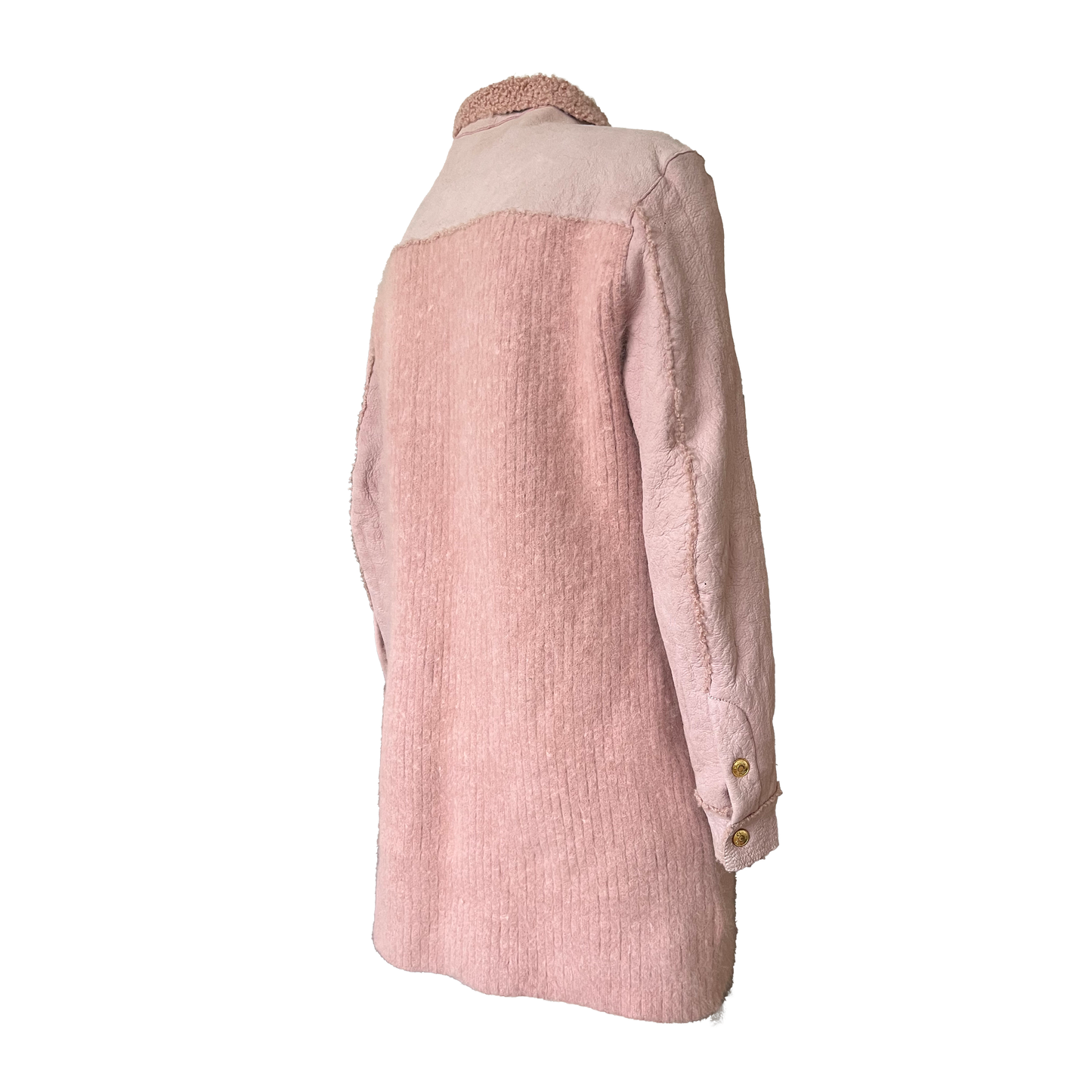 Christian Dior by John Galliano AW 2000 Pink Lamb & Angora Jacket