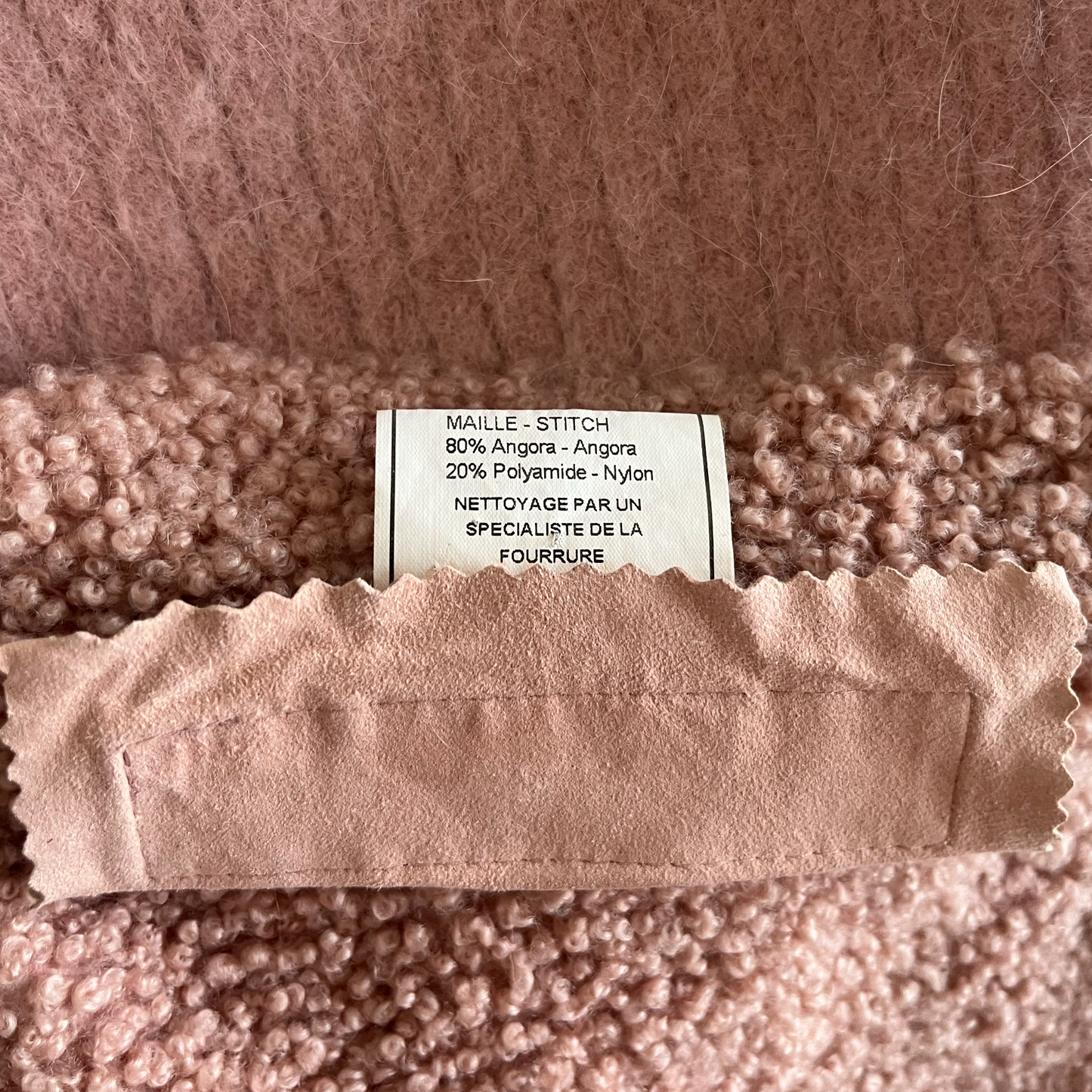 Christian Dior by John Galliano AW 2000 Pink Lamb & Angora Jacket