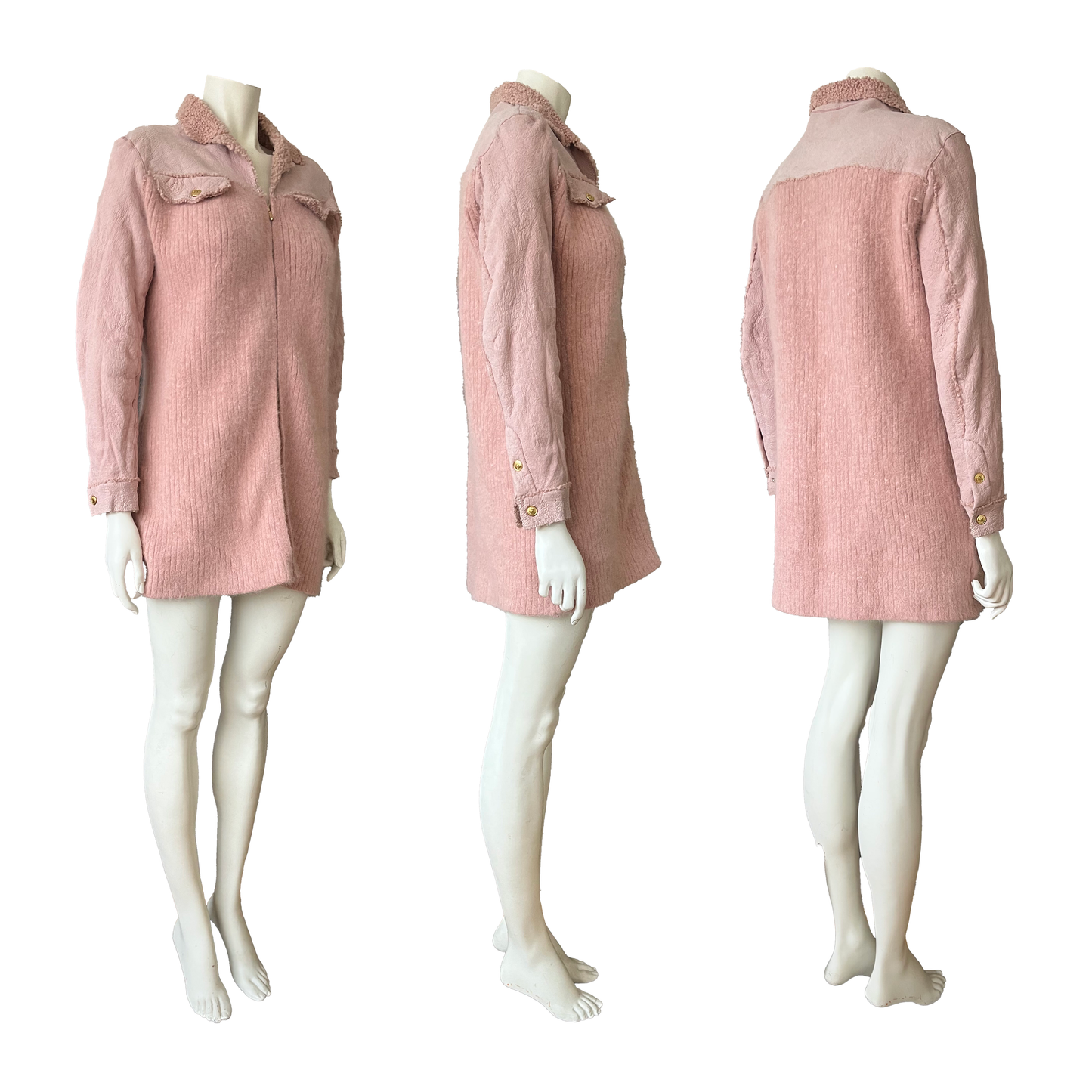 Christian Dior by John Galliano AW 2000 Pink Lamb & Angora Jacket