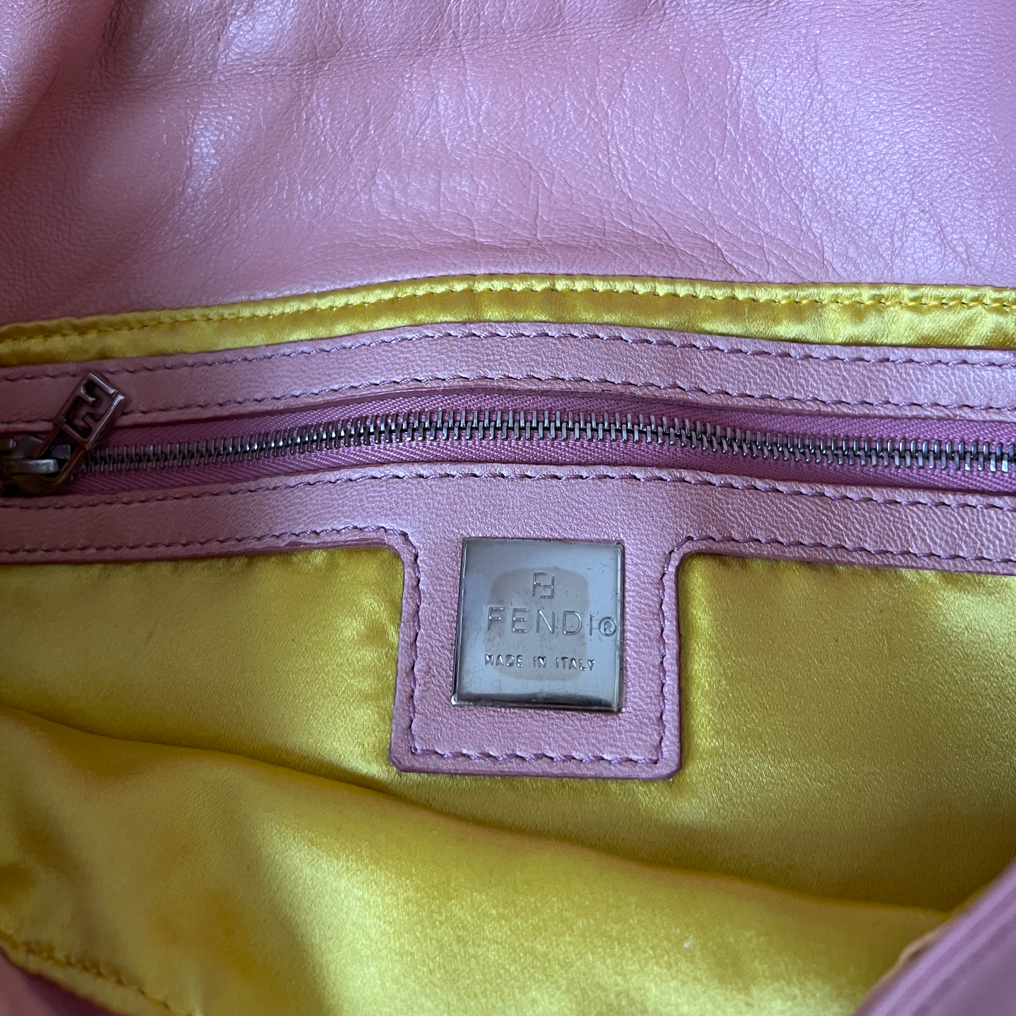 Fendi Pink Baguette Bag