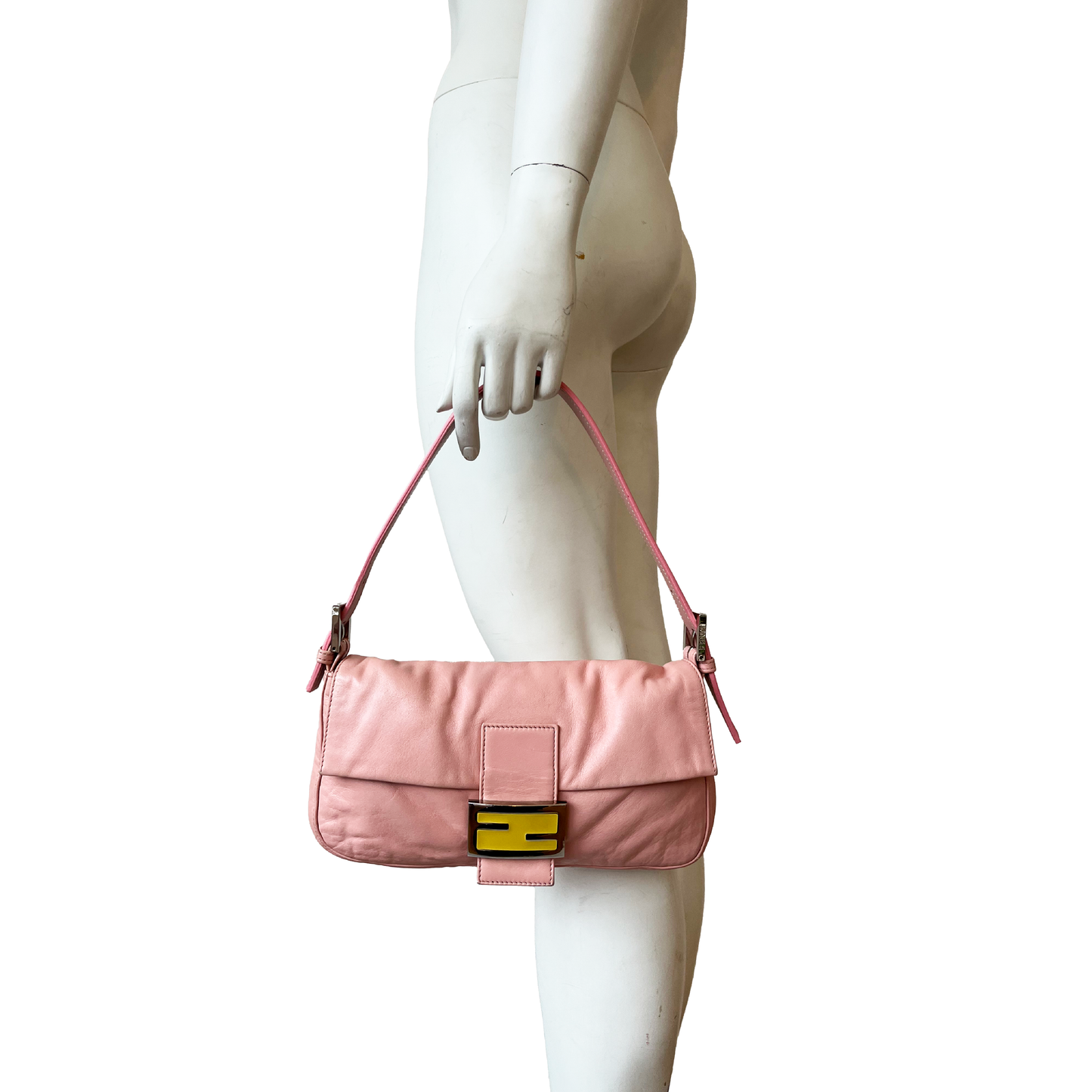 Fendi Pink Baguette Bag