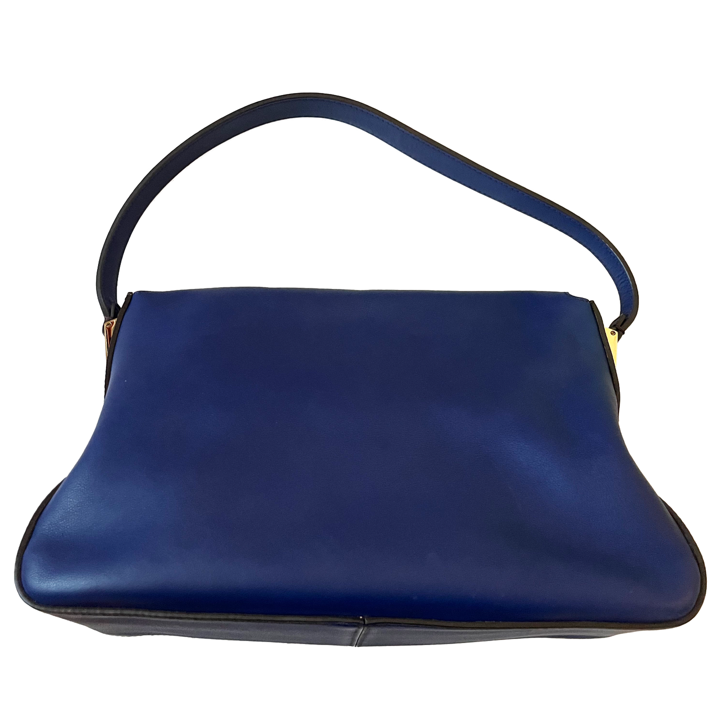 Fendi Blue Maxi Baguette Bag