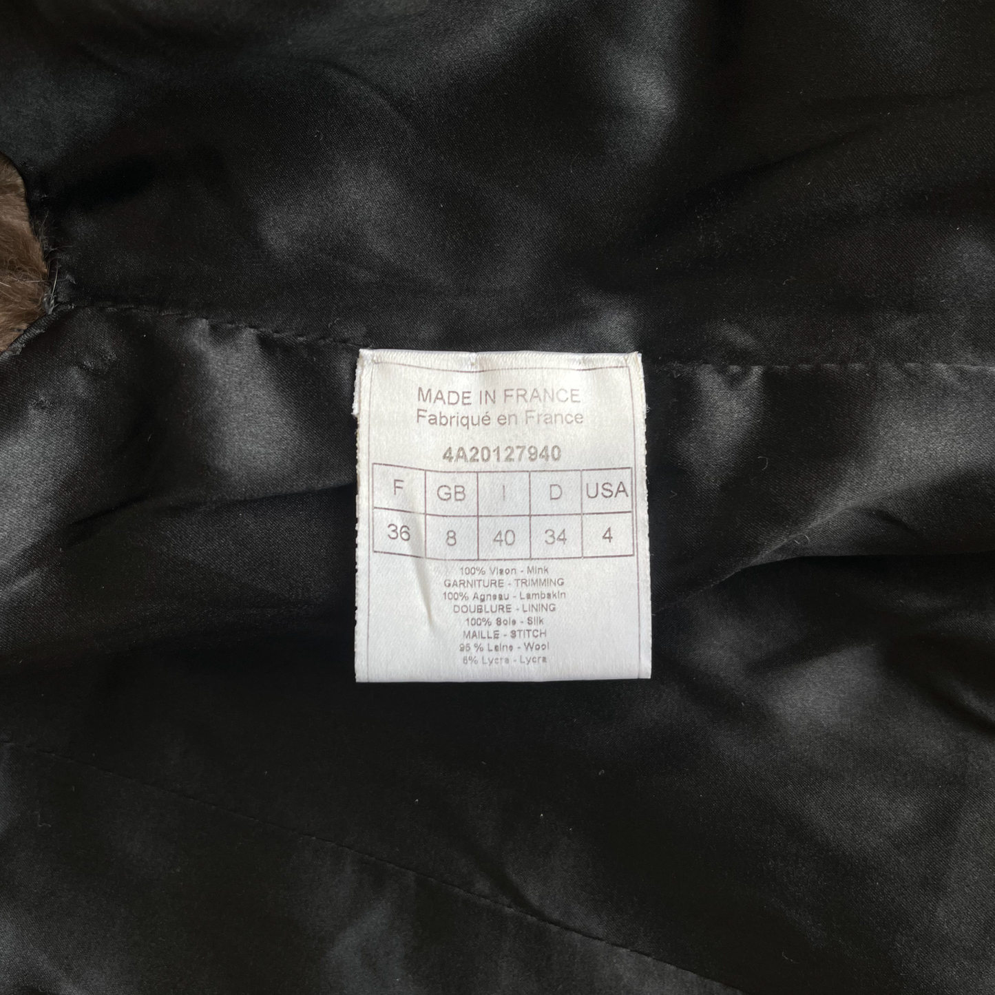 Christian Dior by John Galliano AW 2004 Mink Vest