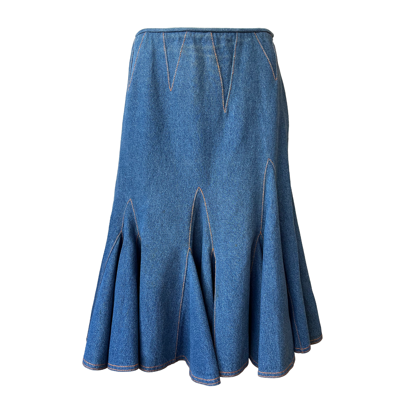 Christian Dior by John Galliano AW 2002 Denim Skirt