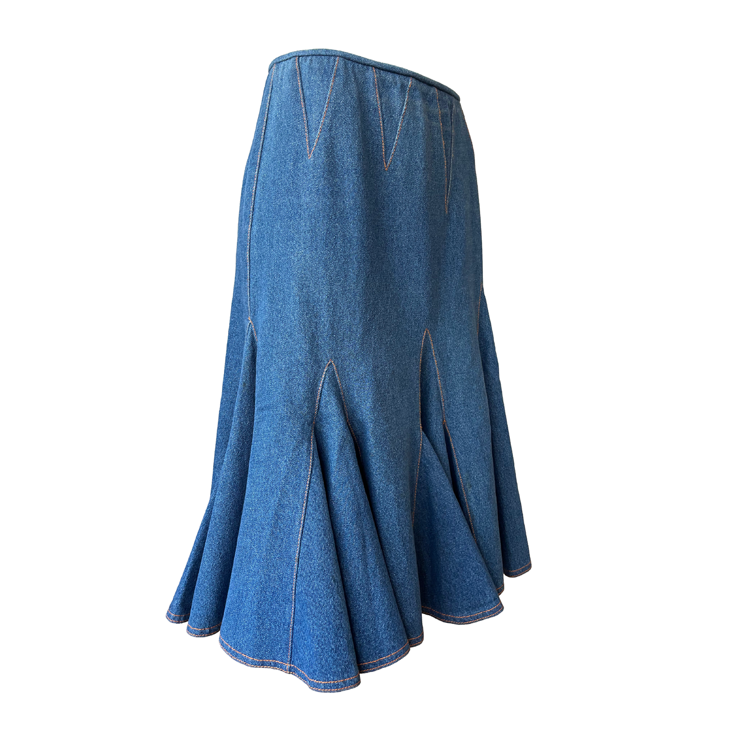 Christian Dior by John Galliano AW 2002 Denim Skirt