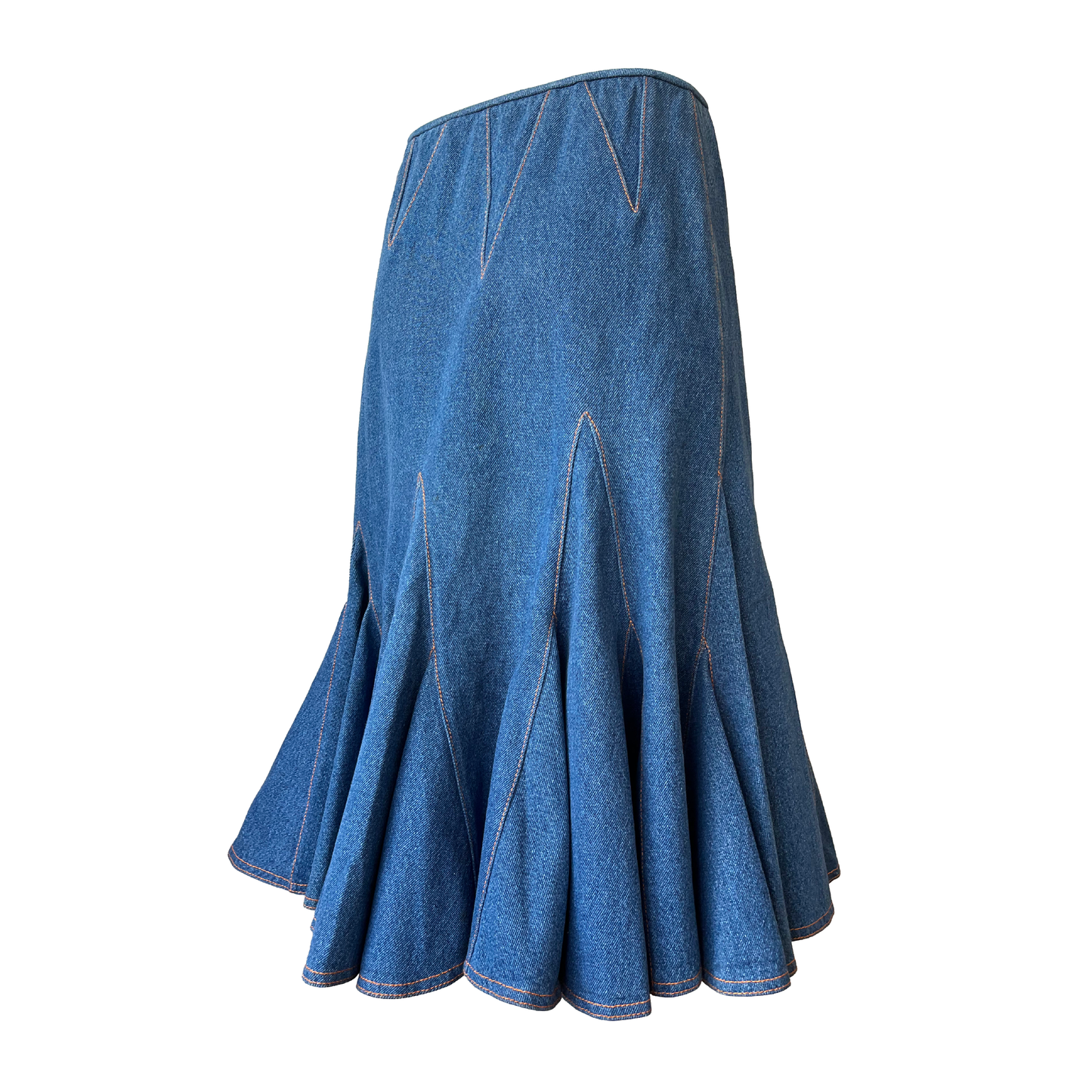 Christian Dior by John Galliano AW 2002 Denim Skirt