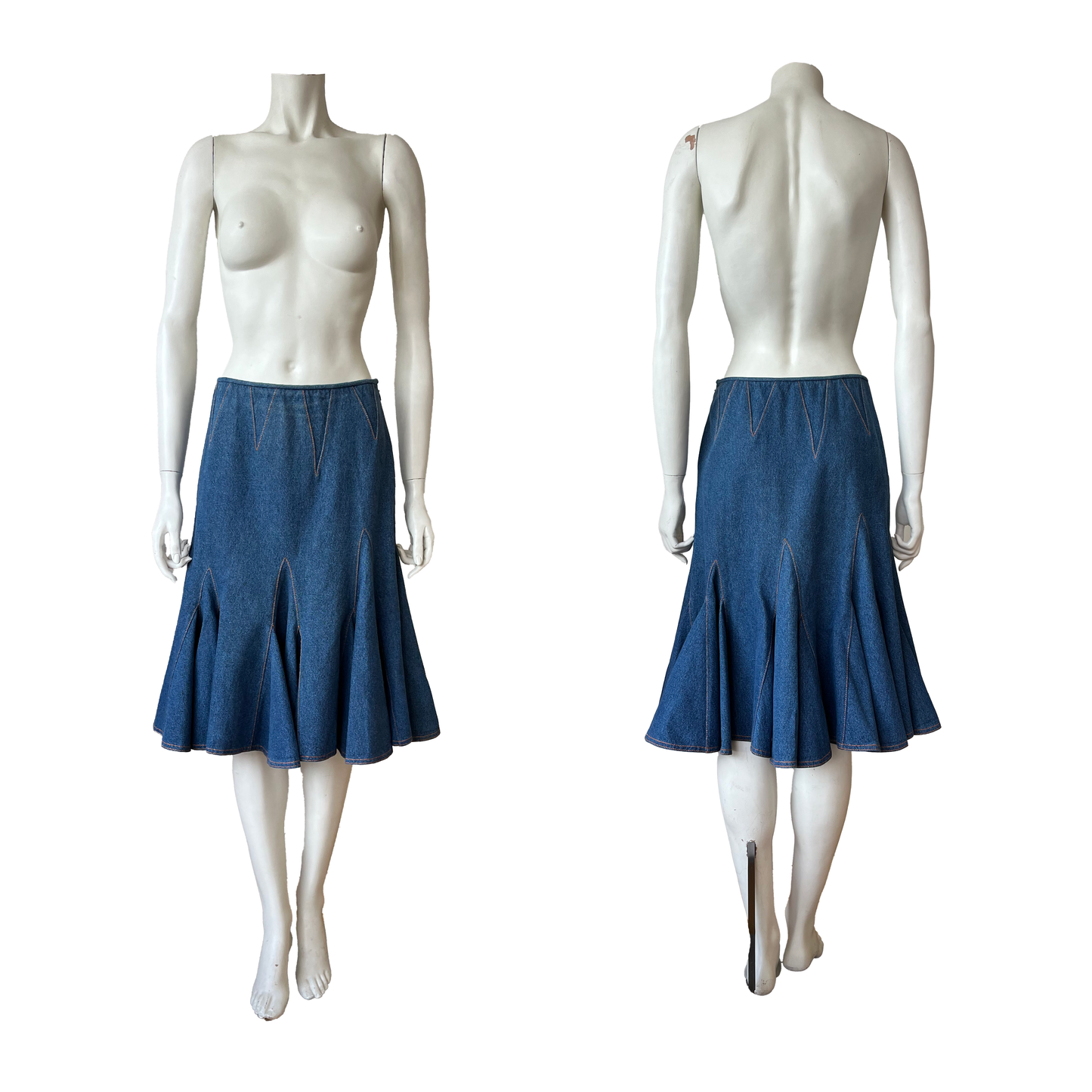 Christian Dior by John Galliano AW 2002 Denim Skirt