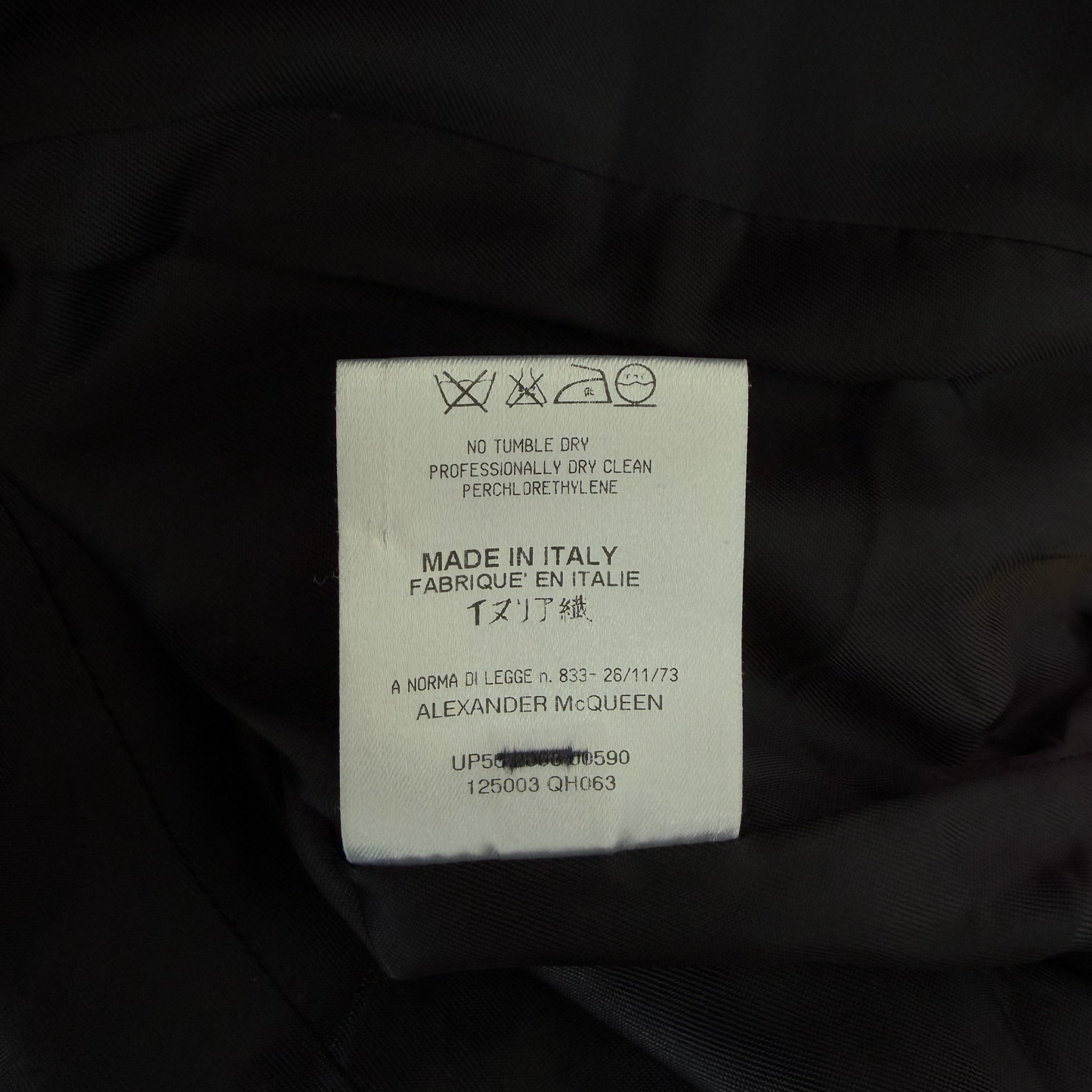 Alexander McQueen AW 2003 "Scanners" Blazer