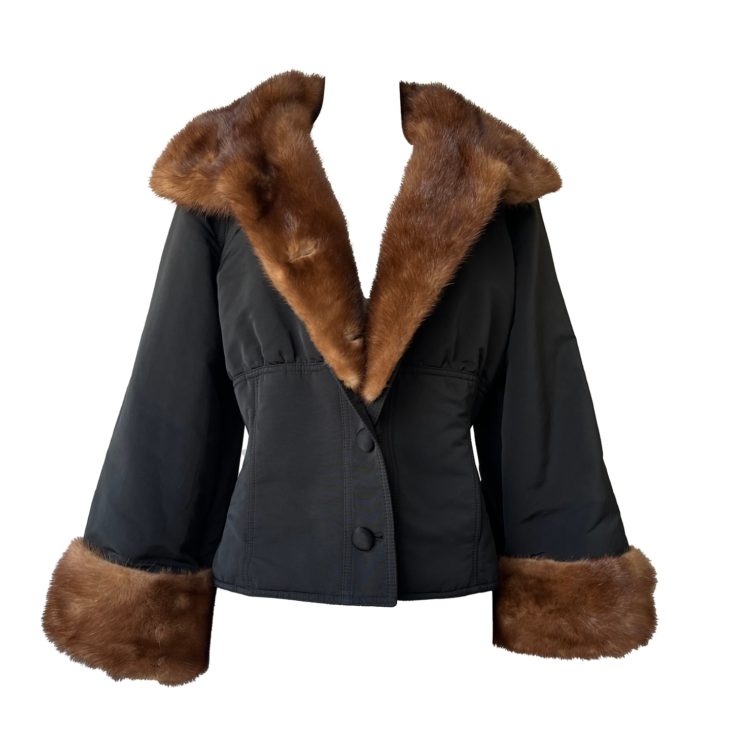 Valentino Mink Trim Jacket