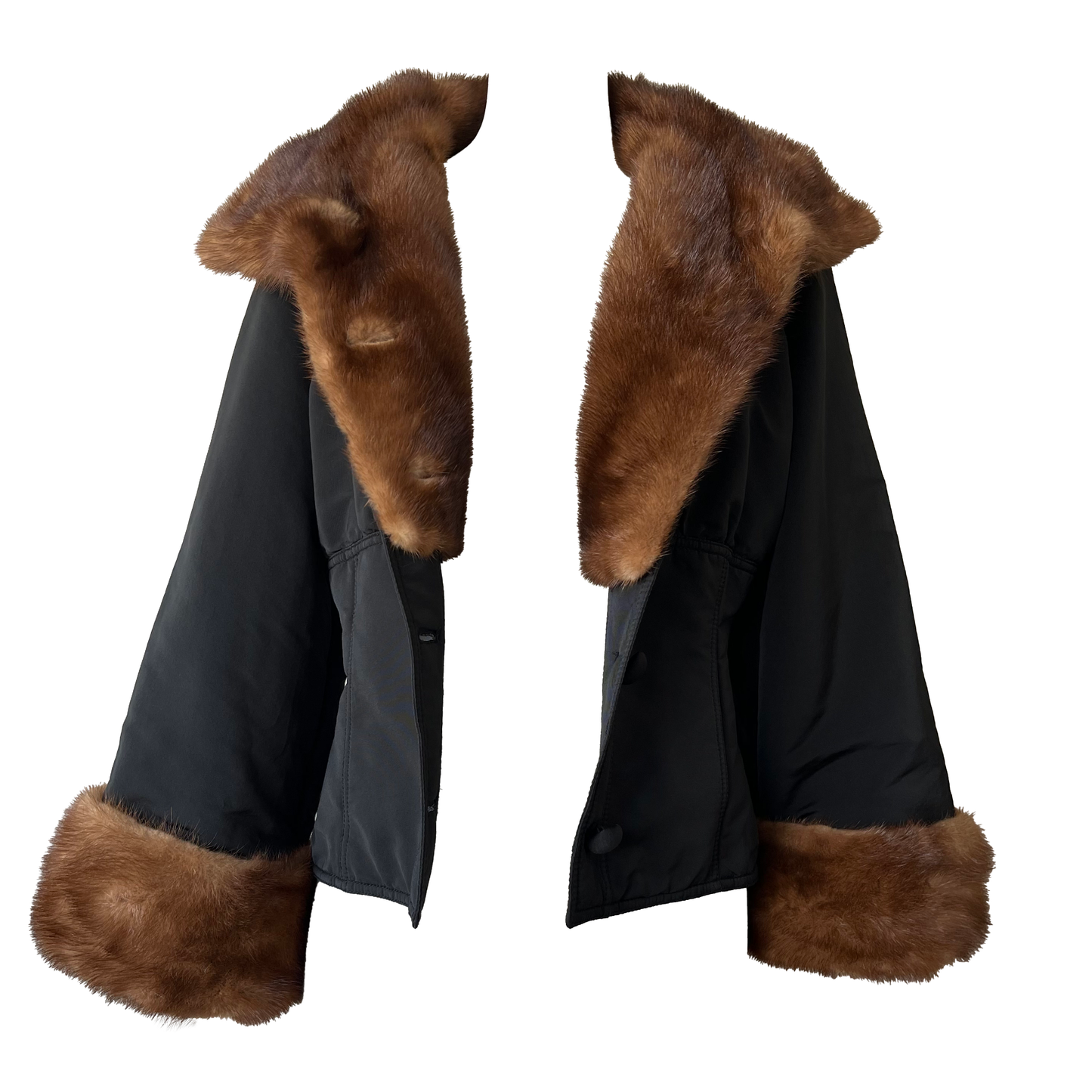 Valentino Mink Trim Jacket