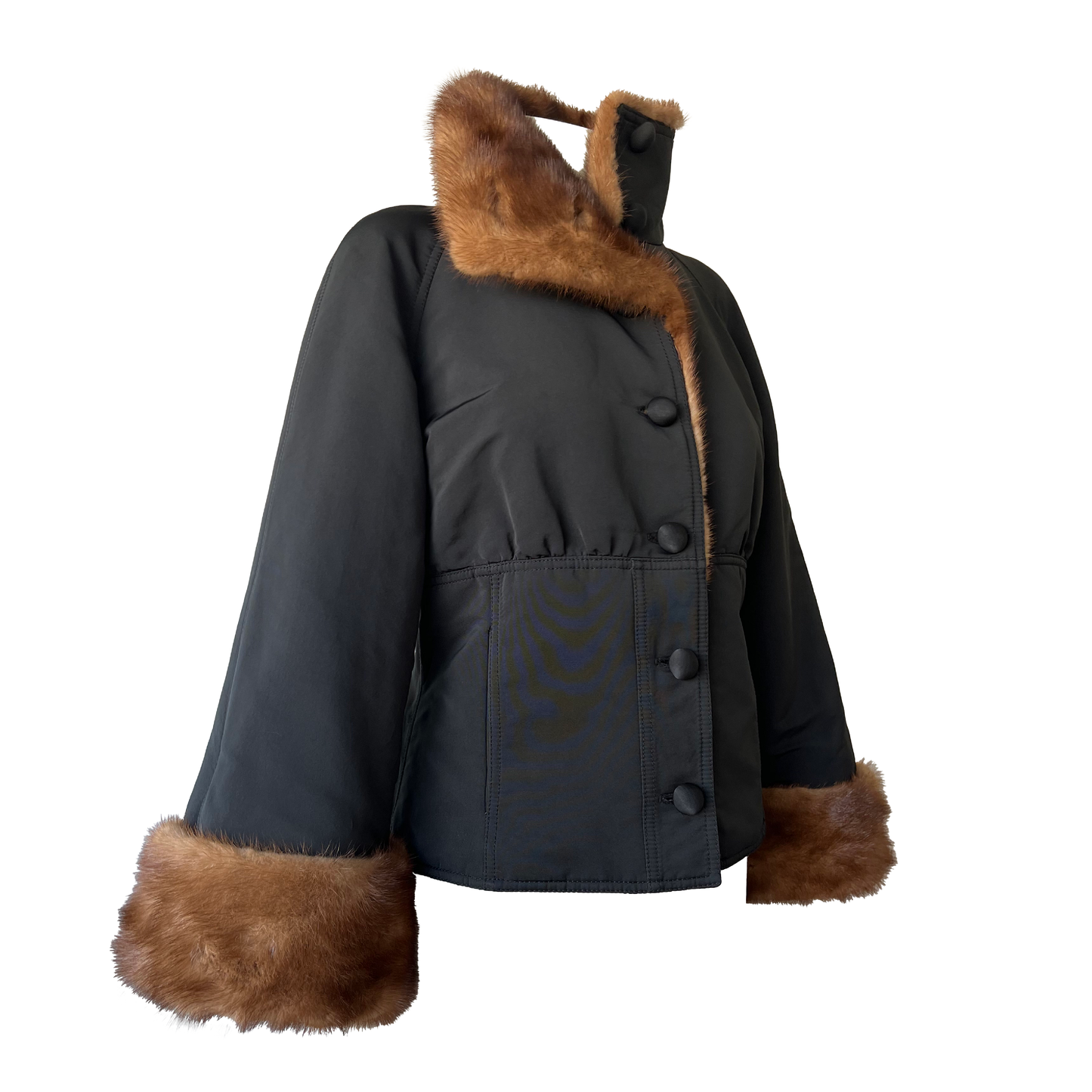 Valentino Mink Trim Jacket