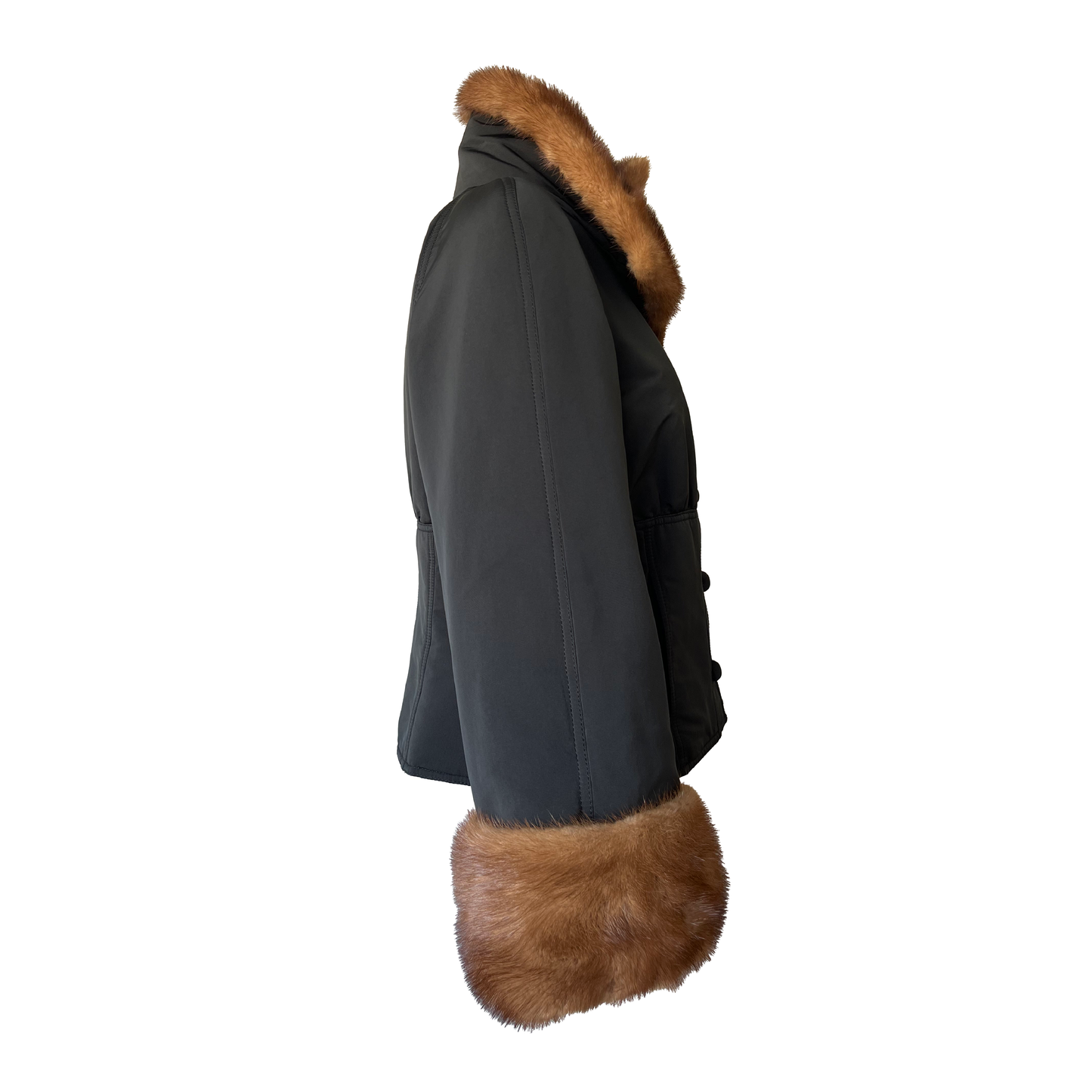 Valentino Mink Trim Jacket