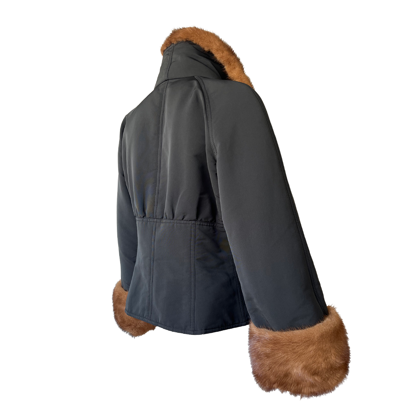 Valentino Mink Trim Jacket