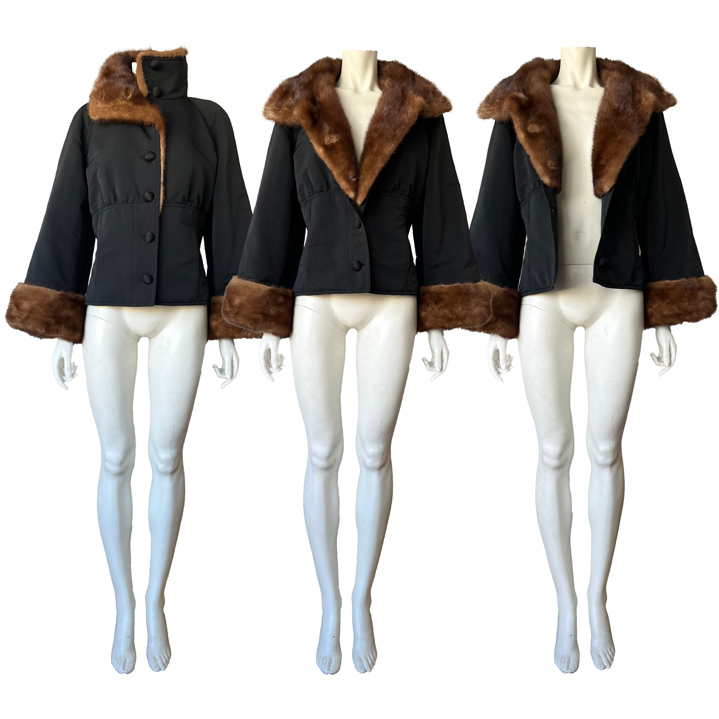 Valentino Mink Trim Jacket