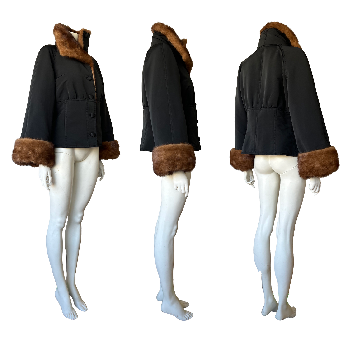 Valentino Mink Trim Jacket