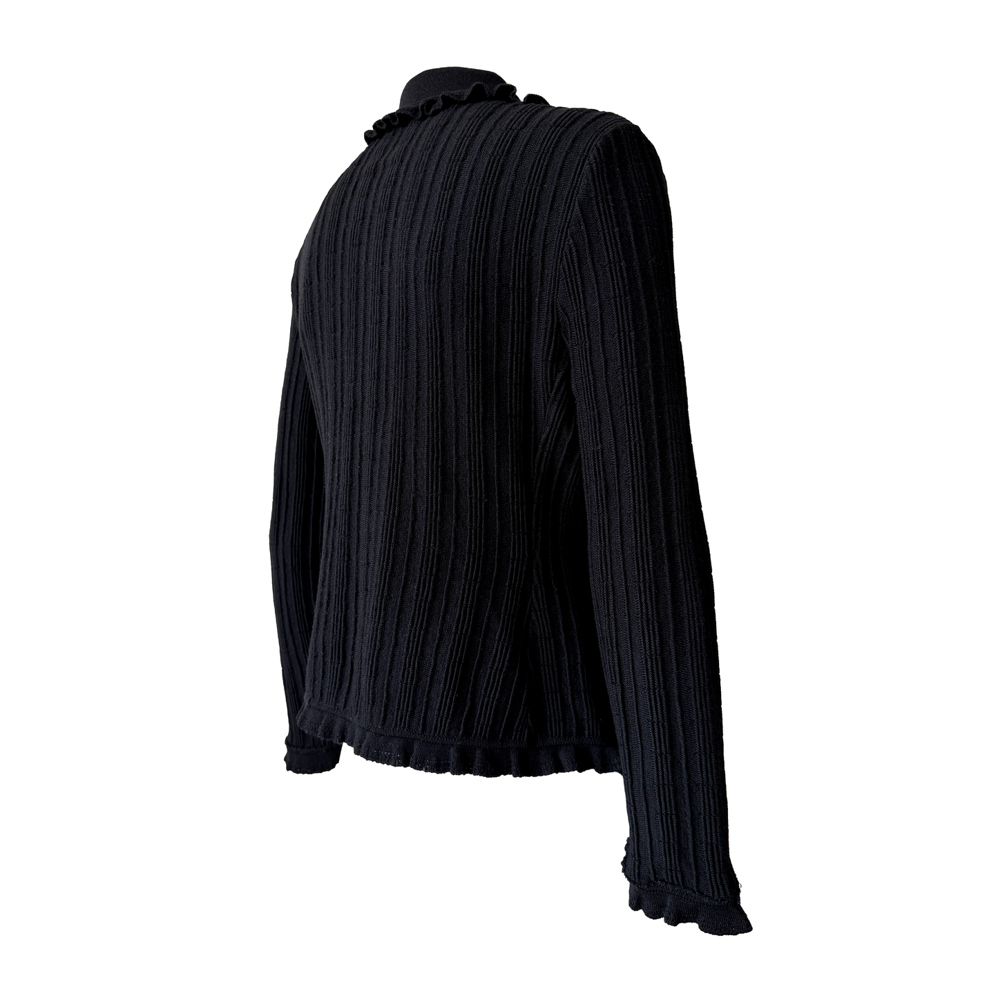 Givenchy by John Galliano AW 1996 Bow Ribbed Cardigan